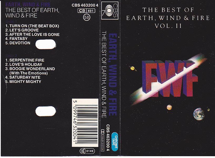 troc de troc cassette audio : earth wind and fire " best of volume 2 " image 0