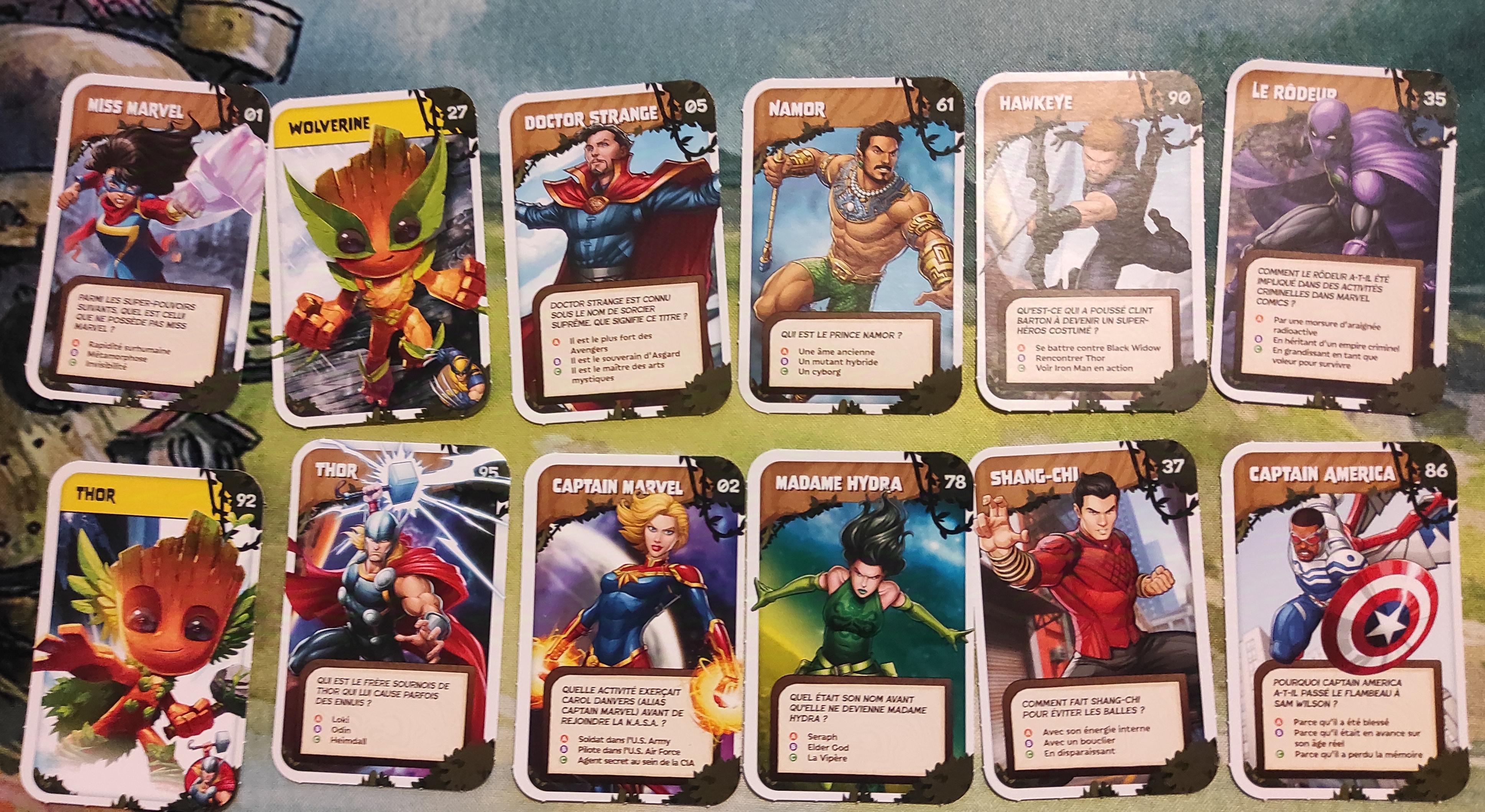 troc de troc réservé  lot de cartes marvel leclerc image 0