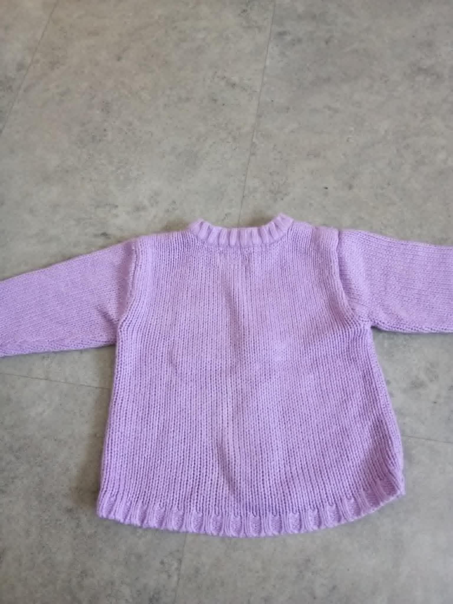 troc de troc cardigan mauve 6 mois tissuaÏ image 1