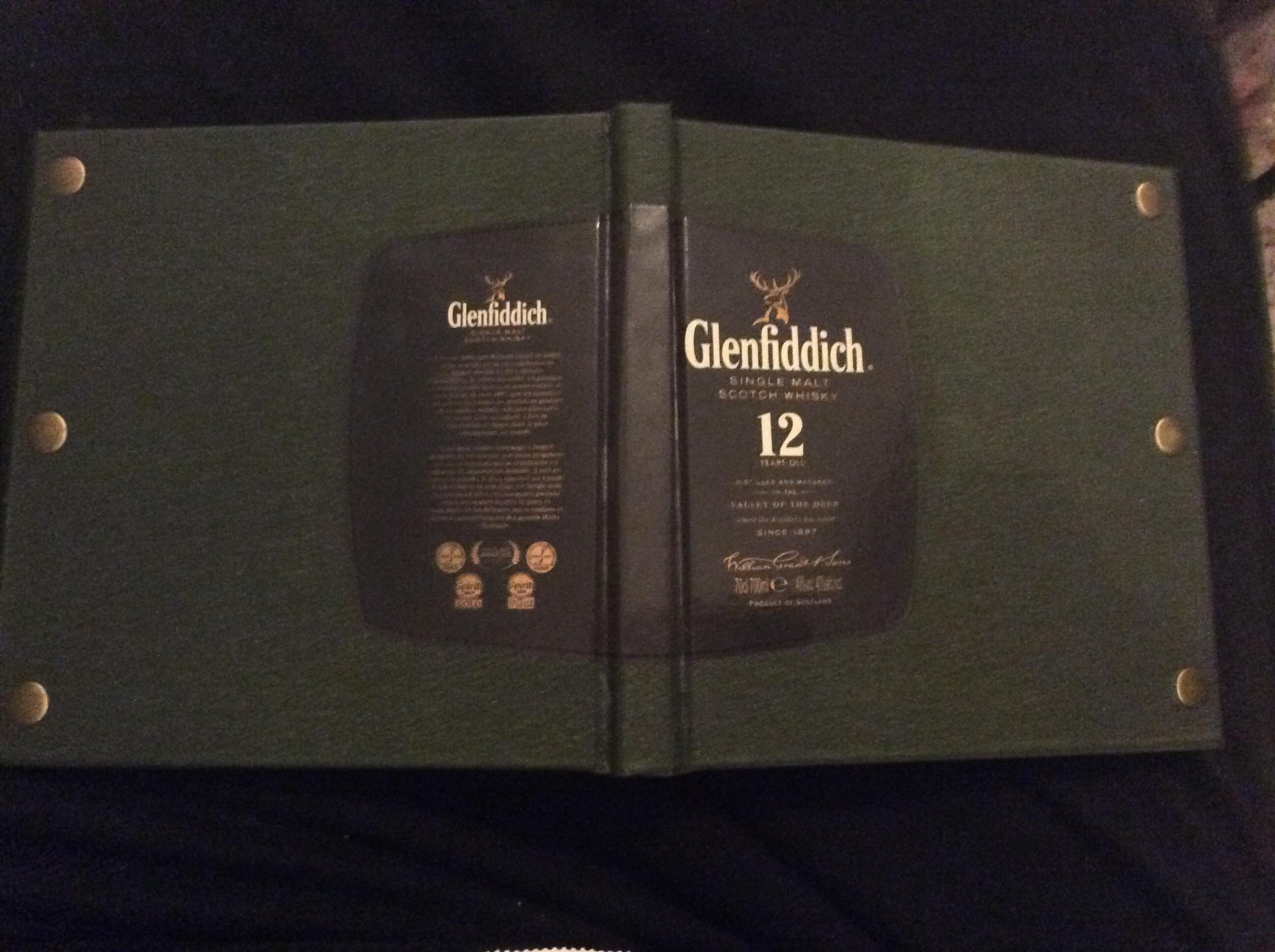 troc de troc petit livre glenfiddich 12,7 x12,7 image 0