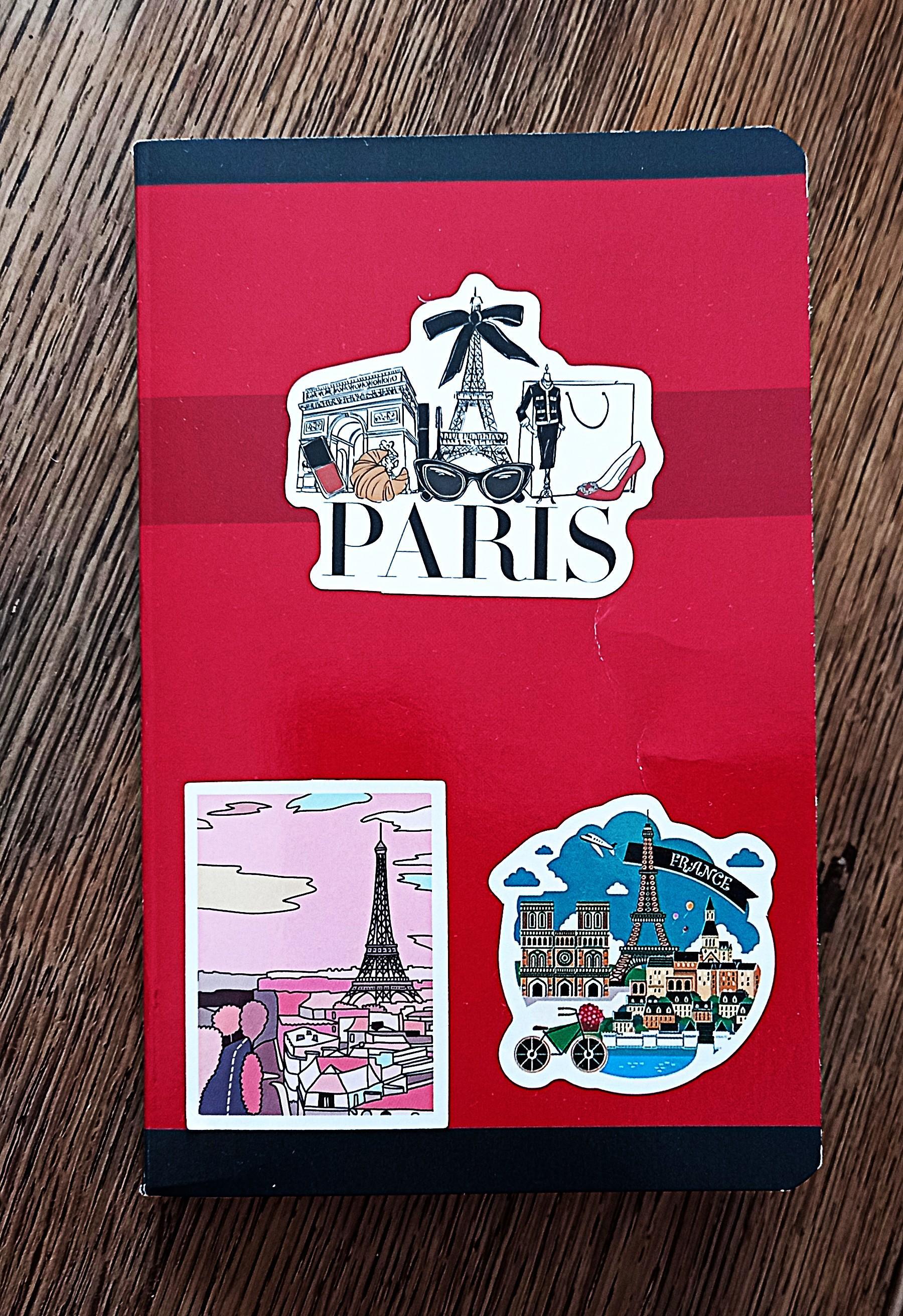 troc de troc carnet customisé "paris". image 0