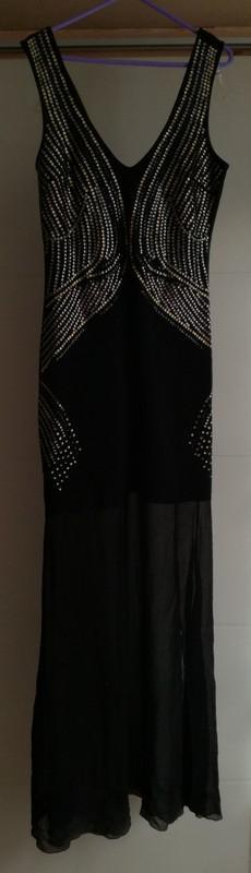 troc de troc robe noire longue à sequin image 0