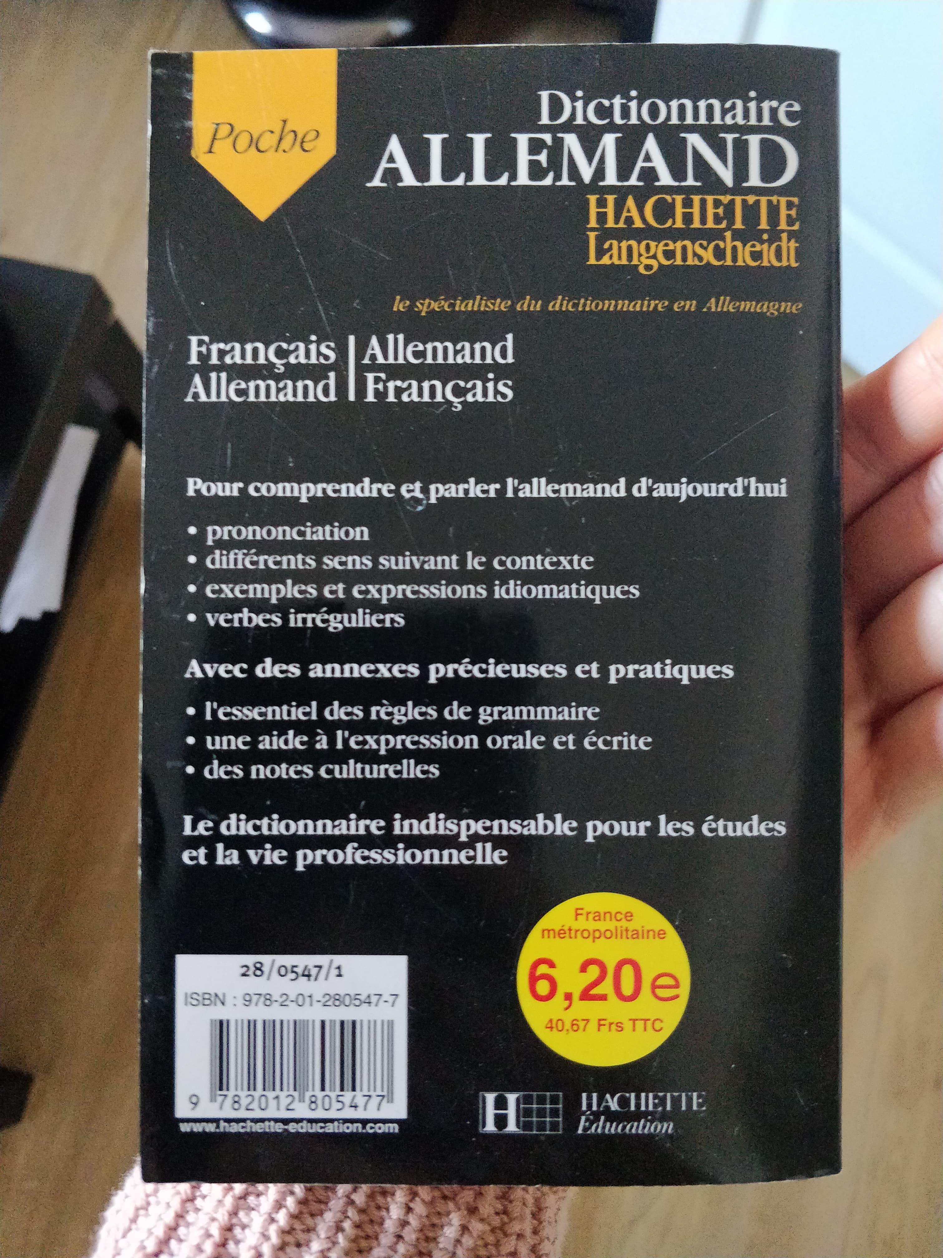 troc de troc dictionnaire + petit livre allemand/français image 1
