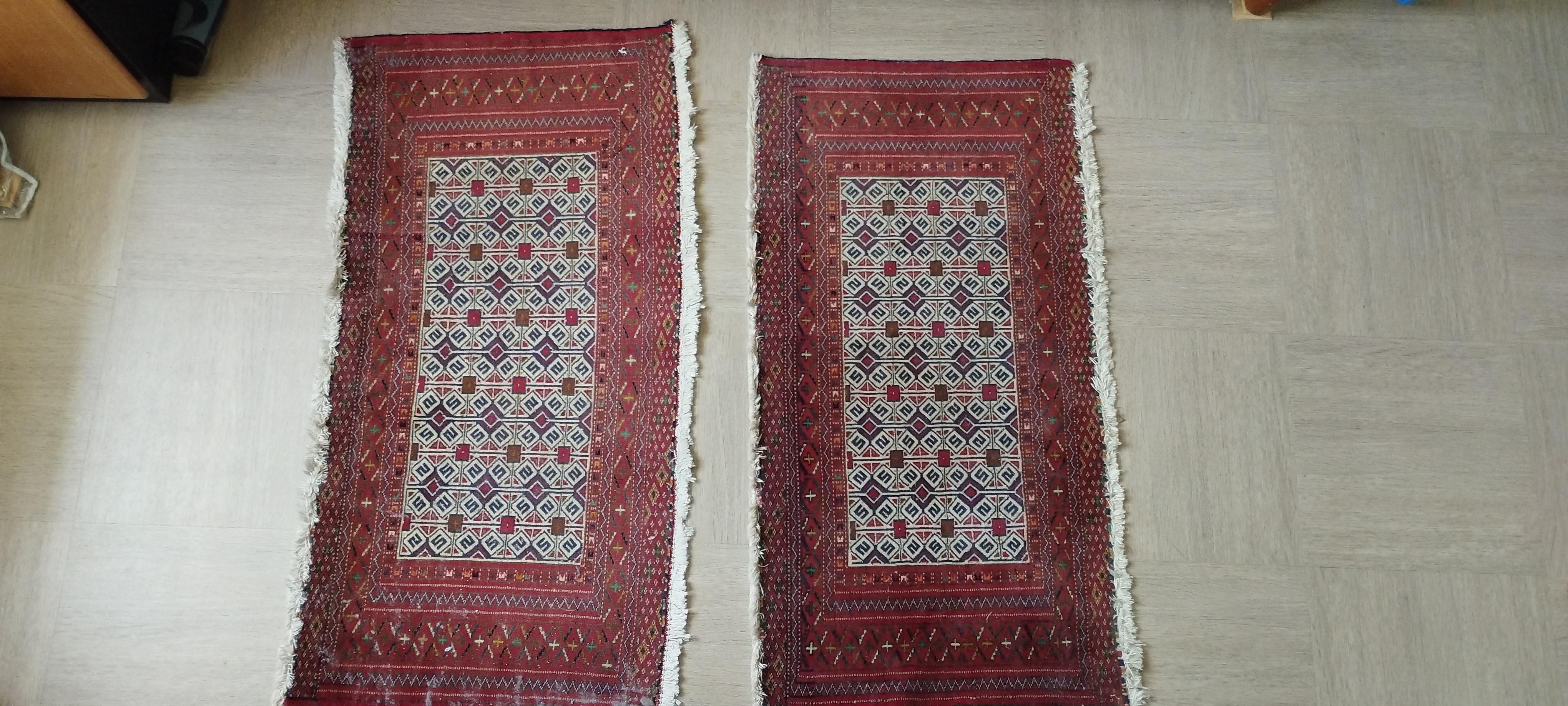 troc de troc 2 jolis tapis ,tisser mains image 0