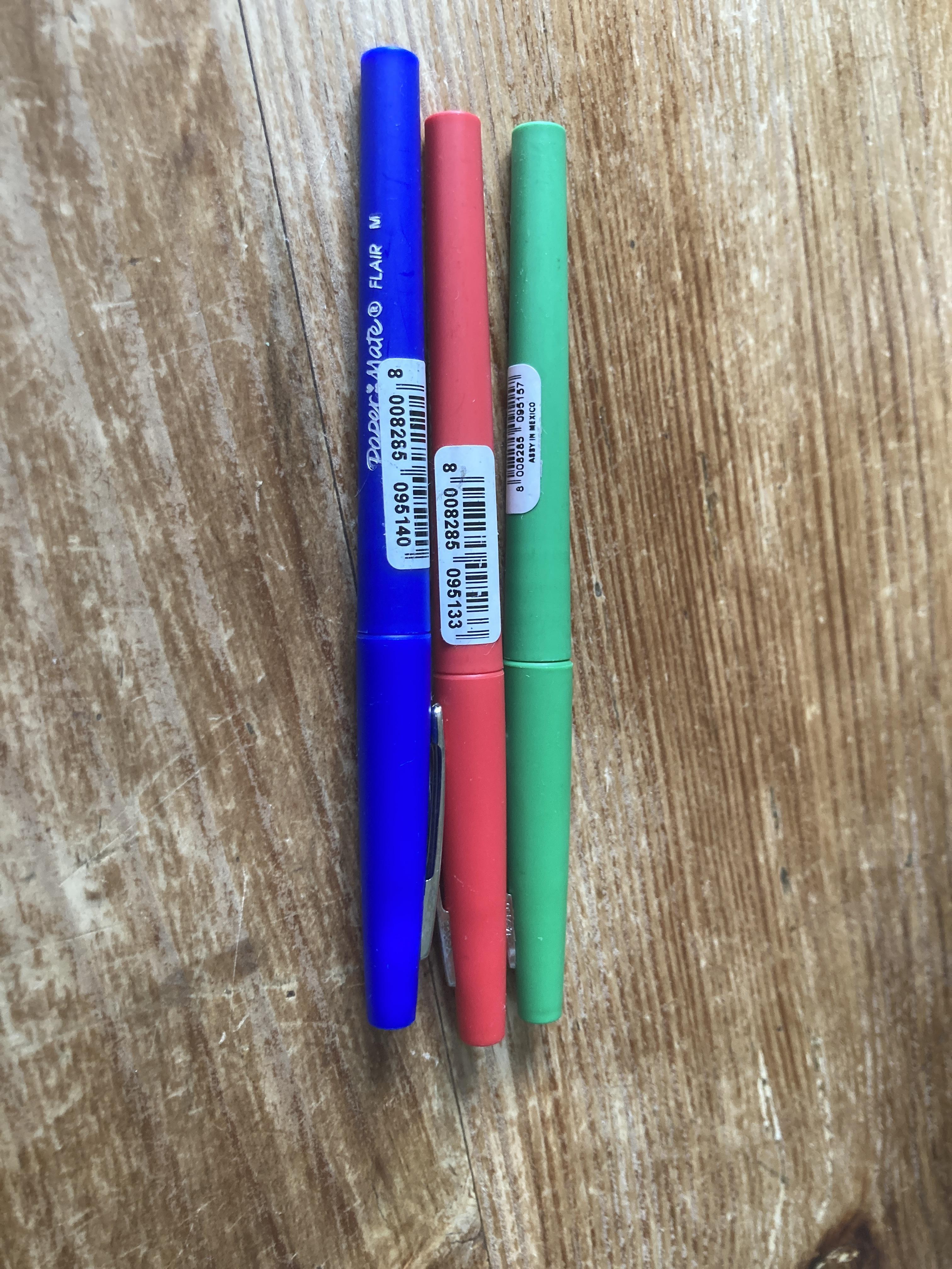 troc de troc réservés 3 stylos feutres neufs image 0
