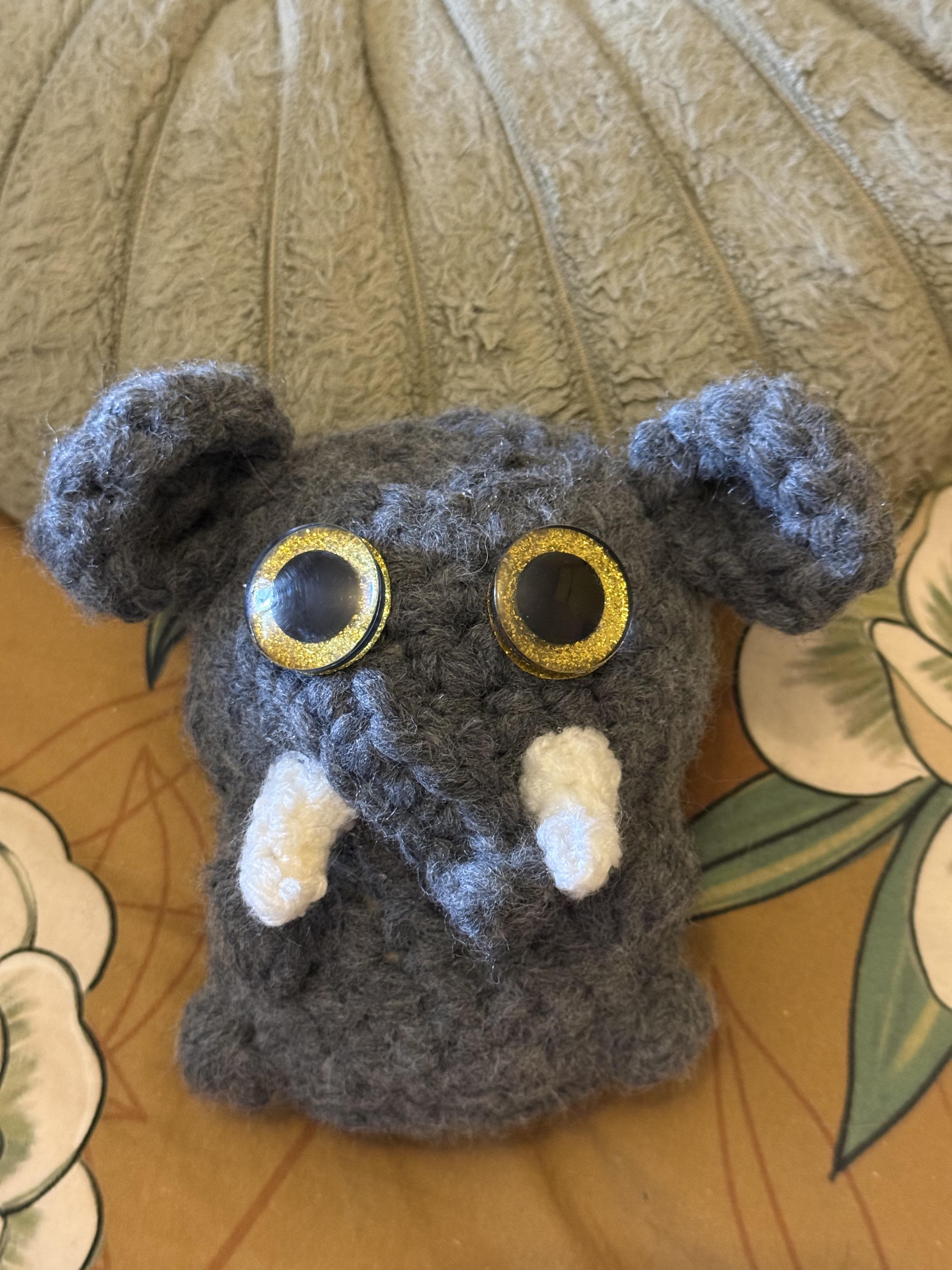 troc de troc peluche artinsal éléphant image 0