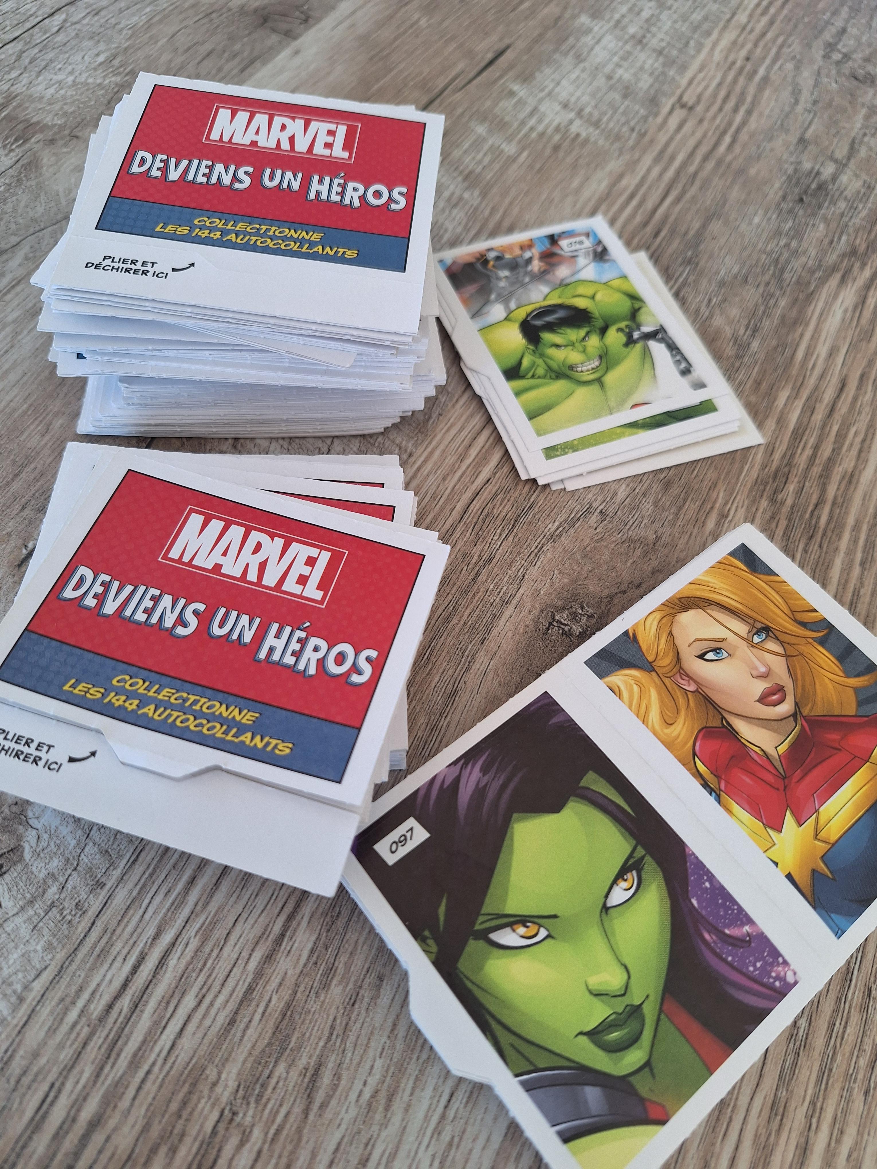 troc de troc reserve - gros lot d'images autocollantes marvel - deviens un héros image 0