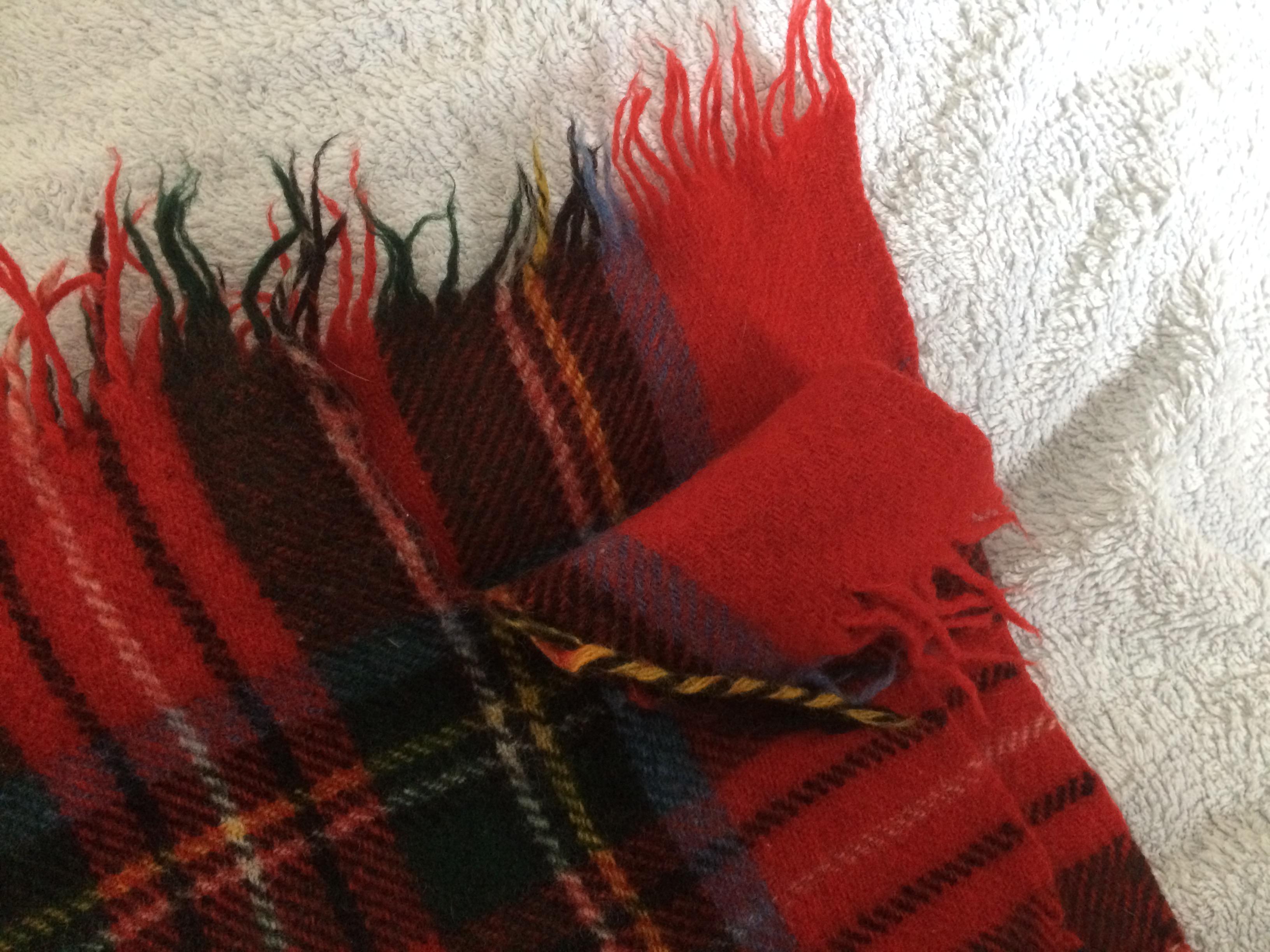 troc de troc plaid écossais en laine image 0