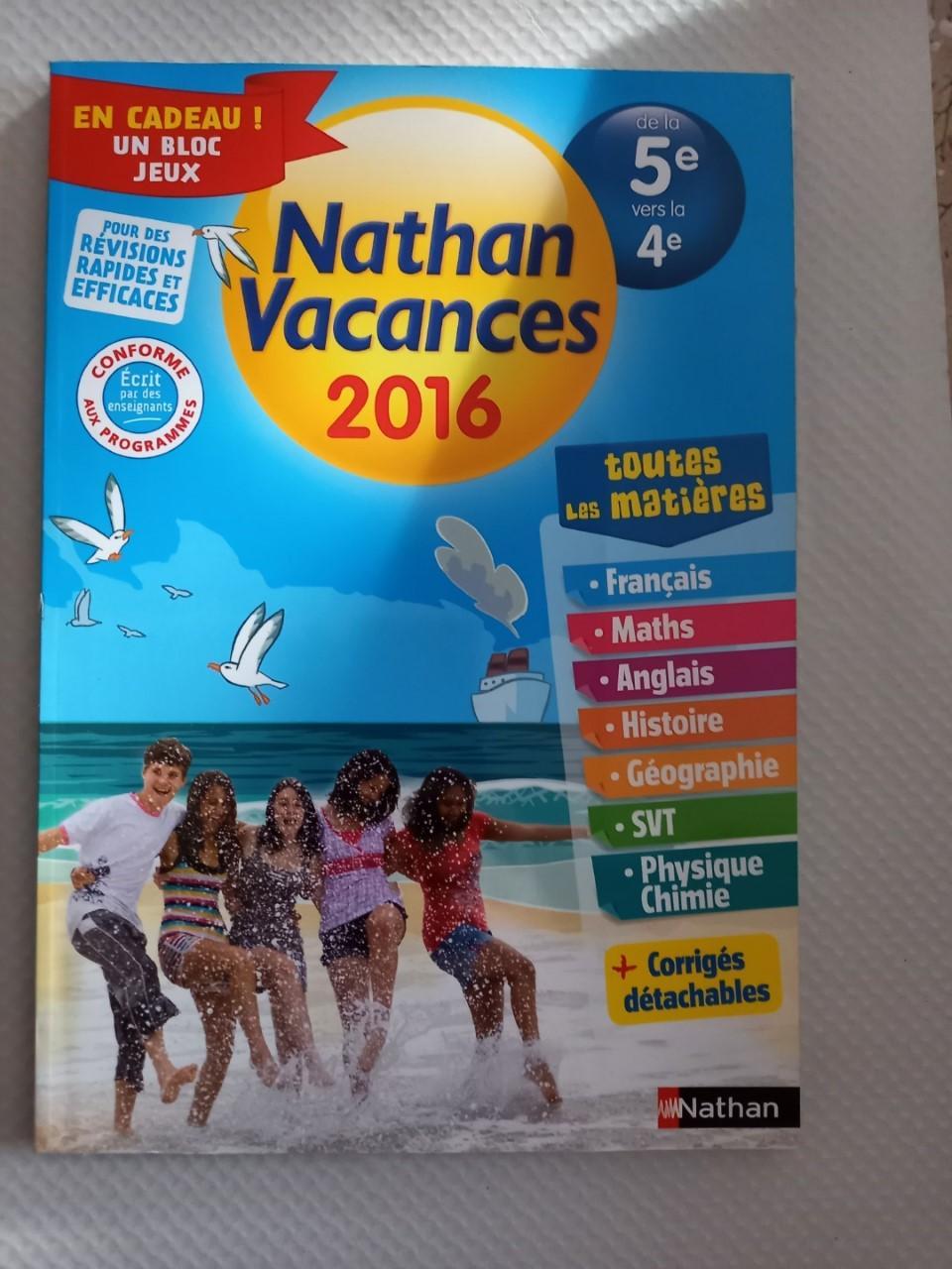 troc de troc cahier de vacances jamais servi image 0