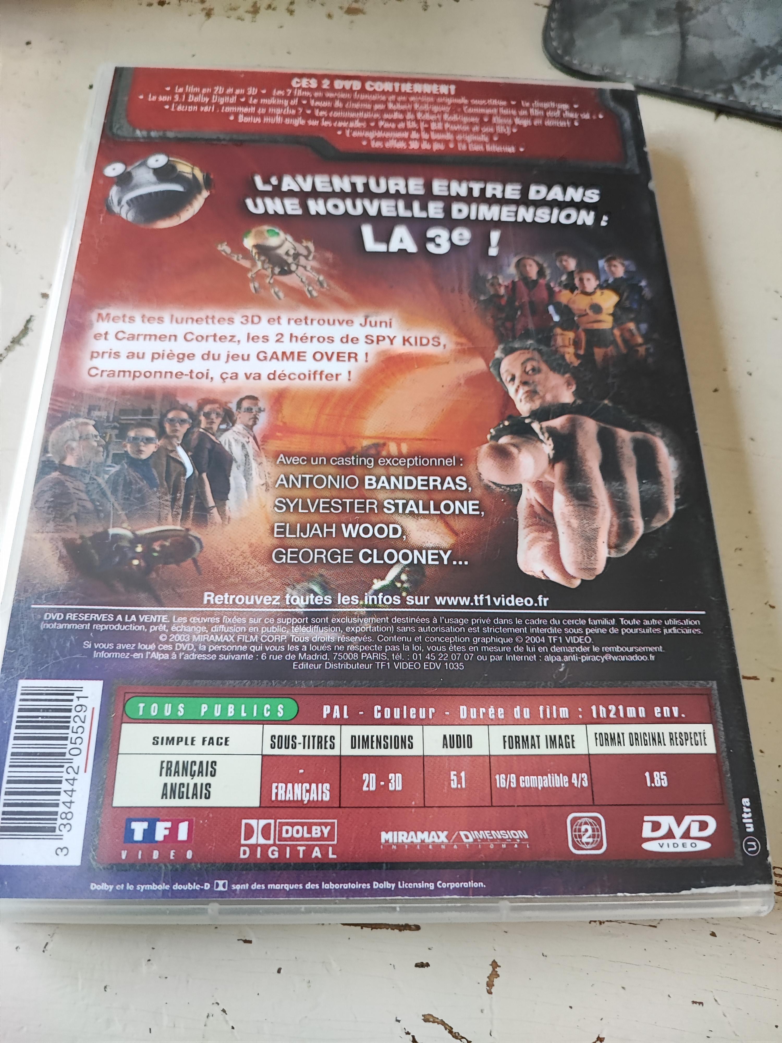 troc de troc coffret spykids mission 3d image 1
