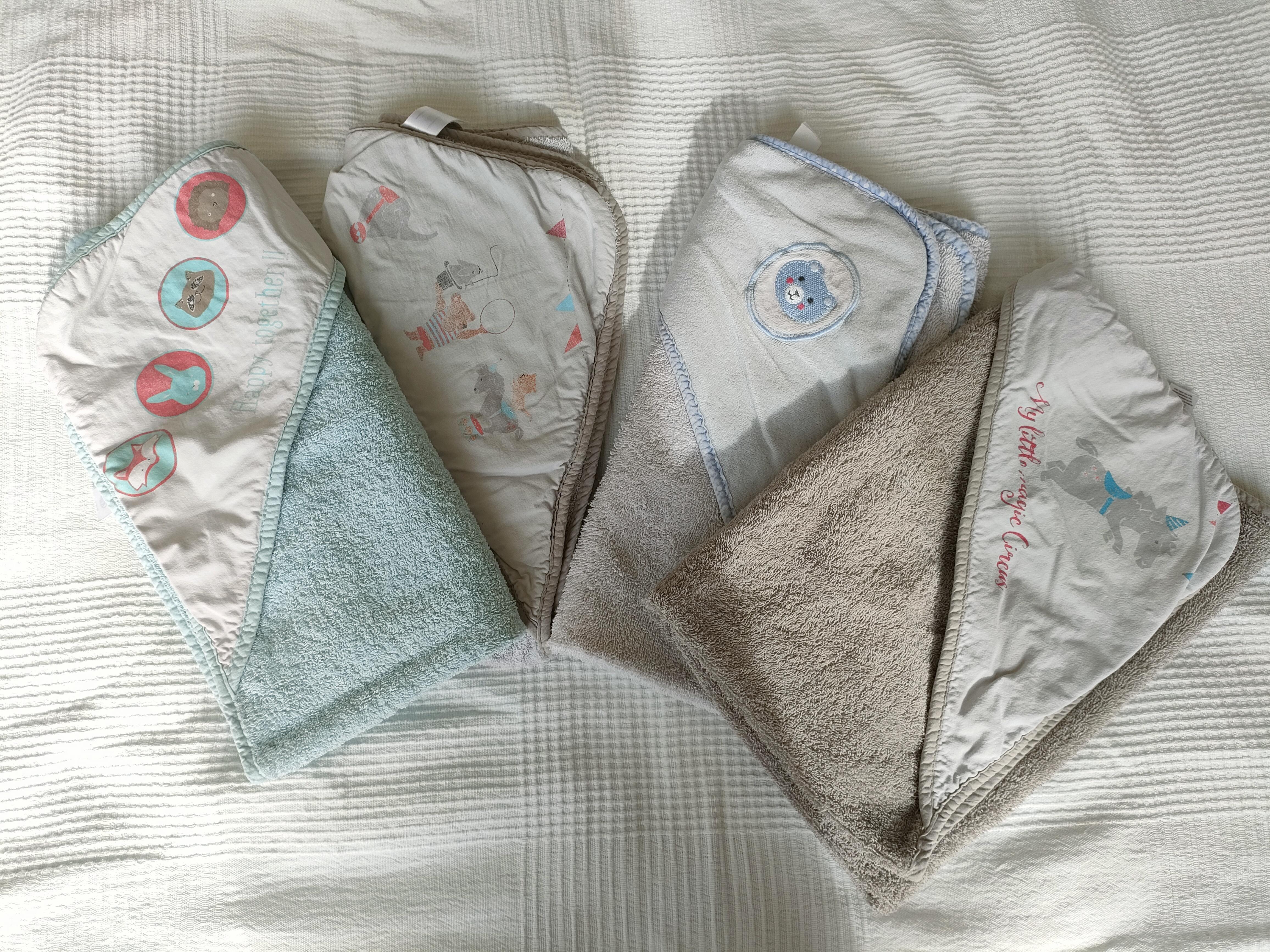 troc de troc lot de 4 serviettes de bain bébé image 1