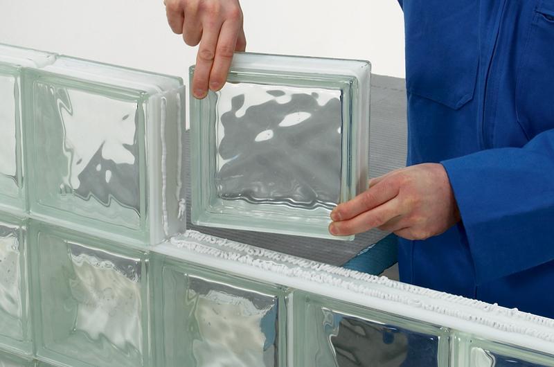troc de troc lot 16 paves / briques / carrés / carreaux de verre transparent pret à poser image 0