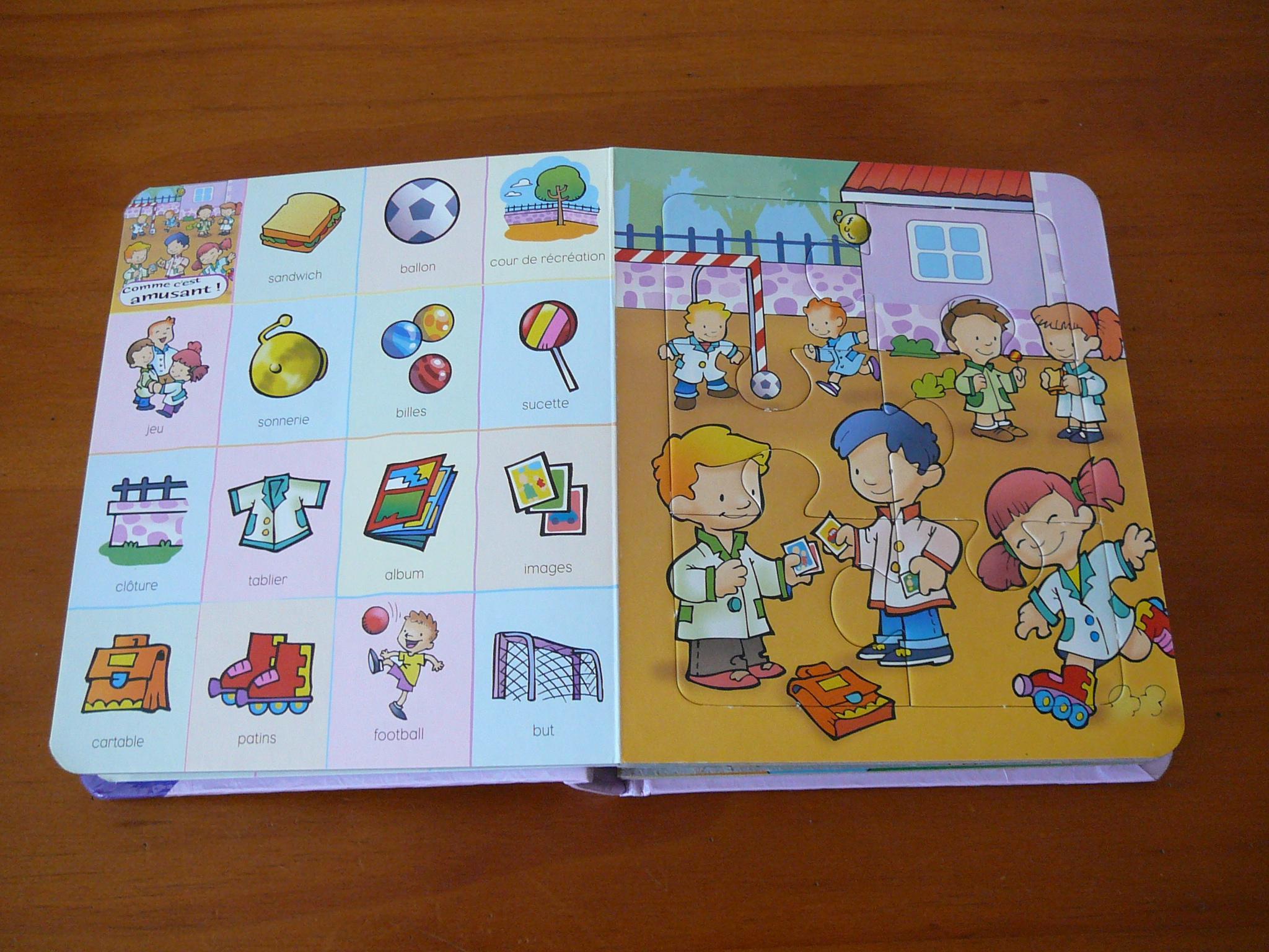 troc de troc livre imagier et puzzles image 1