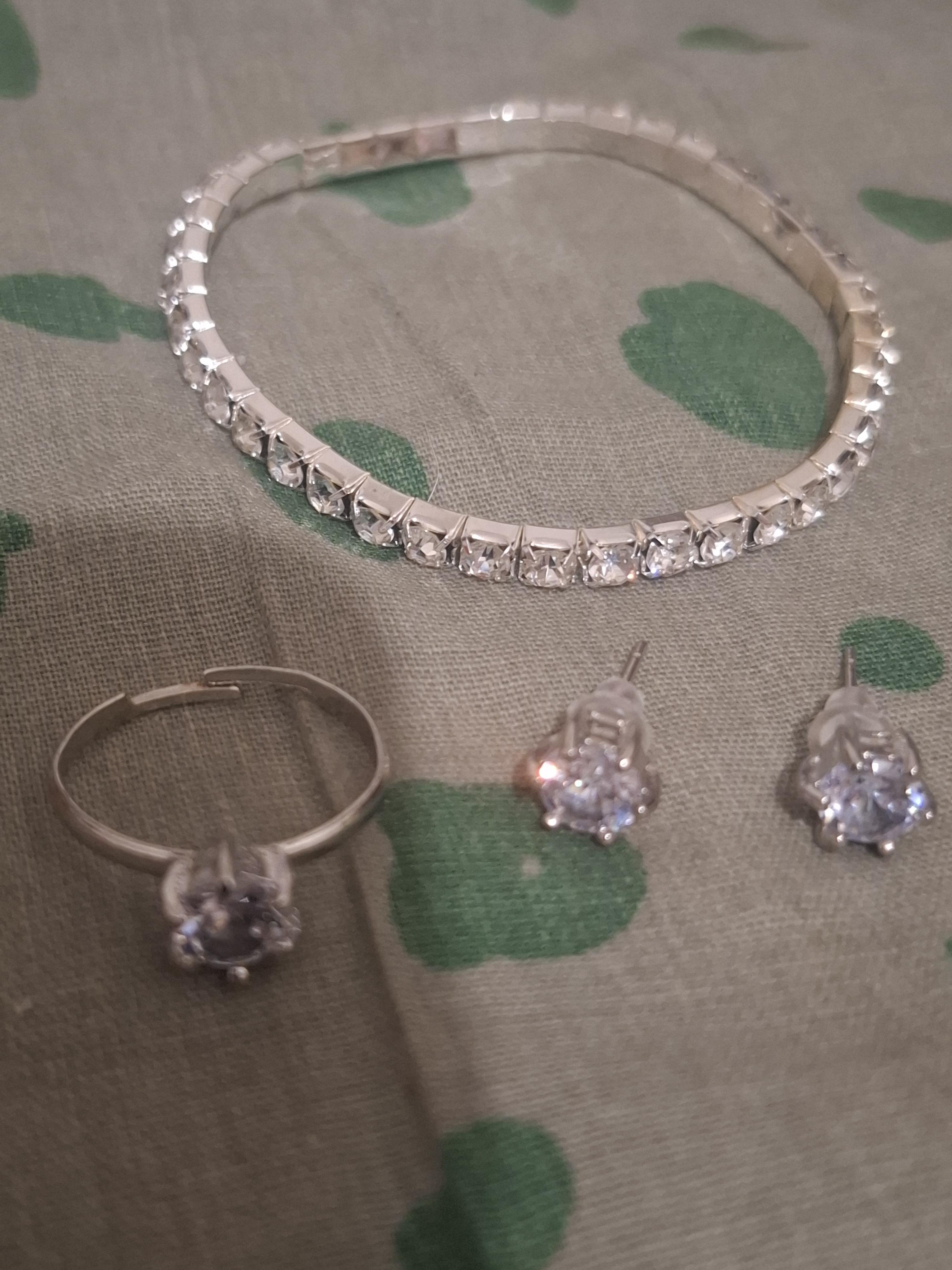 troc de troc parure bague reglable, b.o, bracelet image 0