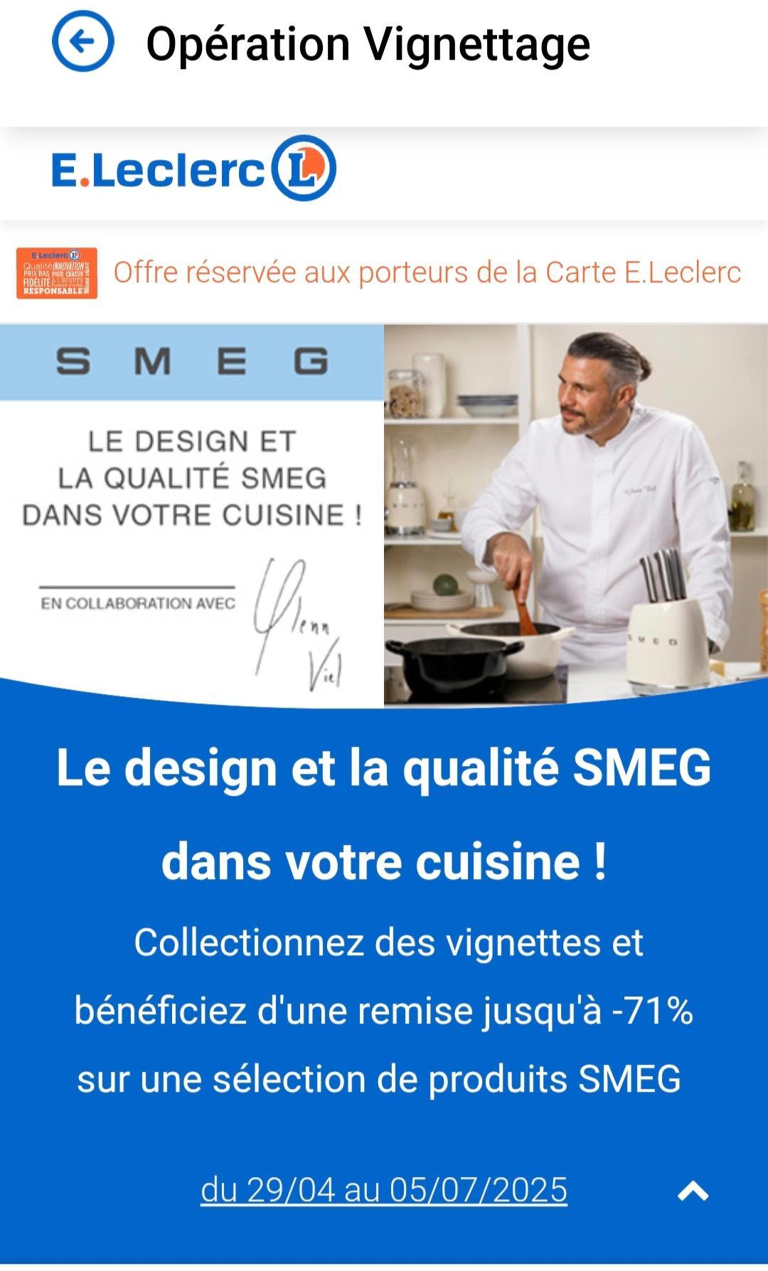 troc de troc vignettes leclerc/smeg image 0