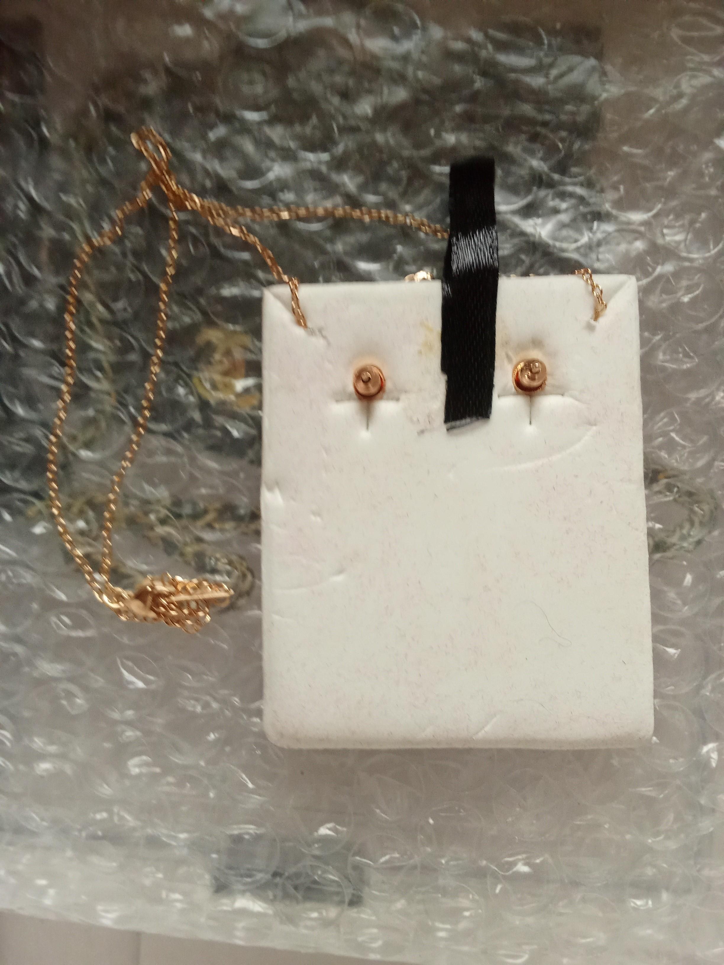 troc de troc coffret colier boucles d'oreilles arbre de vie neuf image 1