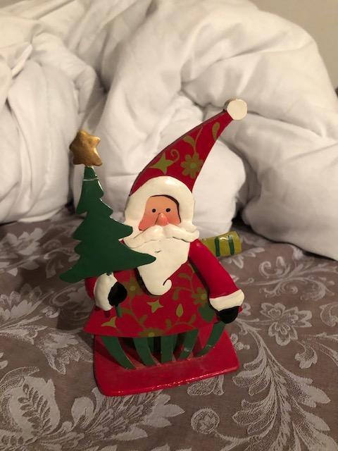 troc de troc père noël métal peint image 0