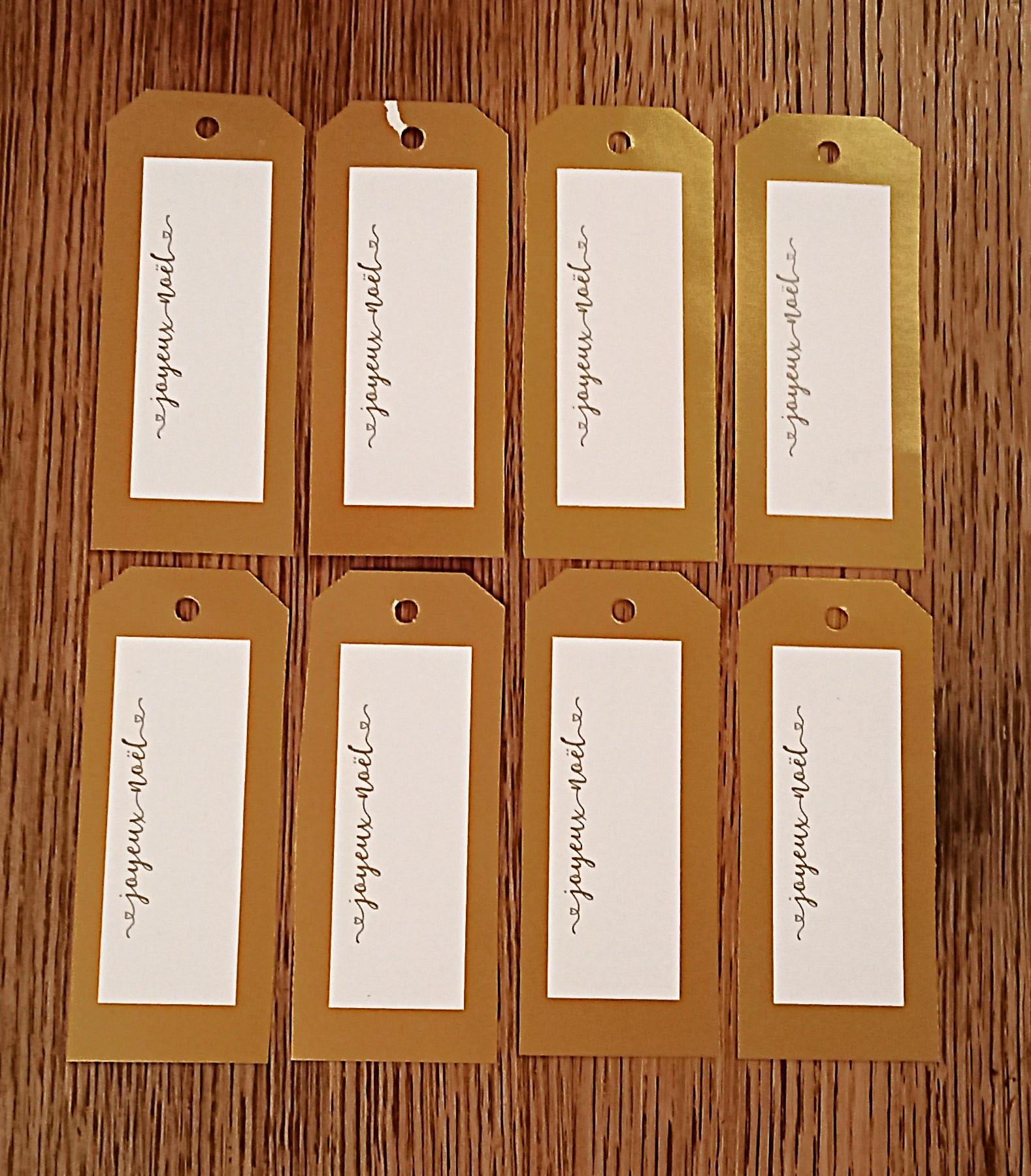 troc de troc etiquettes "joyeux noël". image 1