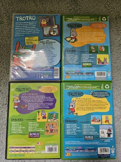 troc de troc dvd jeunesse - lot  4 dvd - trotro image 1