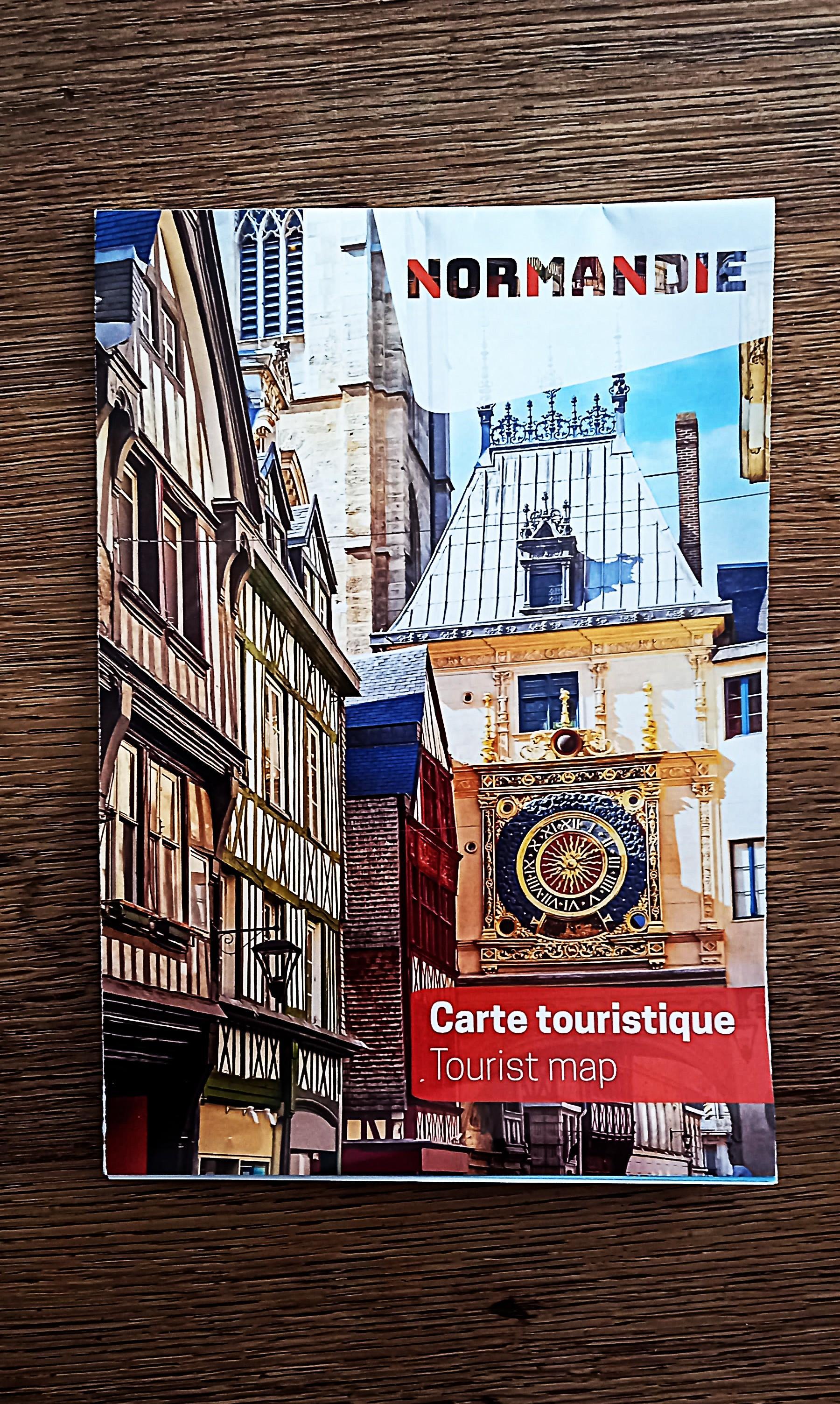 troc de troc carte touristique de normandie. image 1