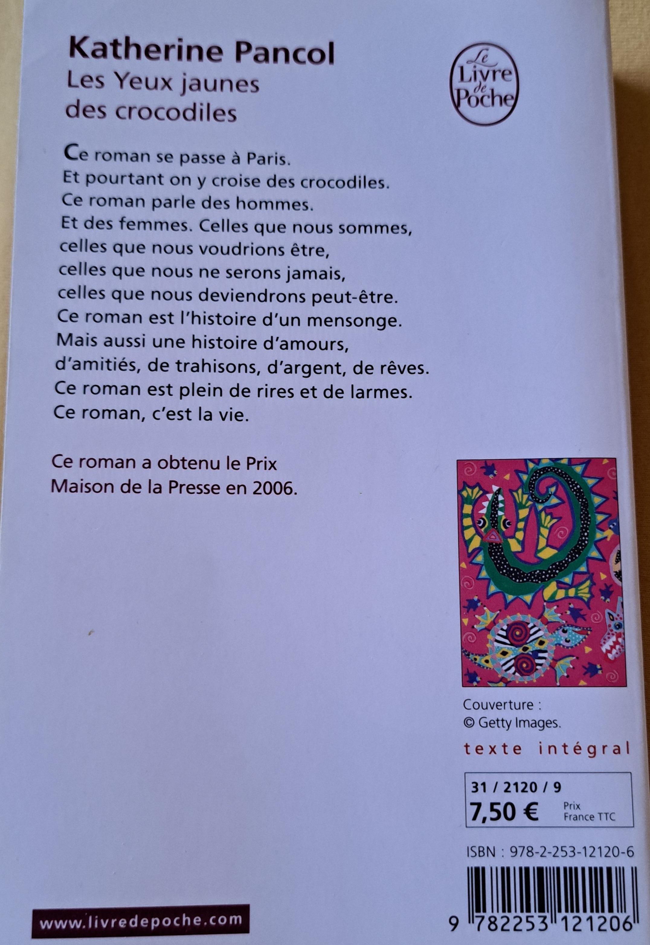 troc de troc réservé les yeux jaunes des crocodiles de katherine pancol image 1