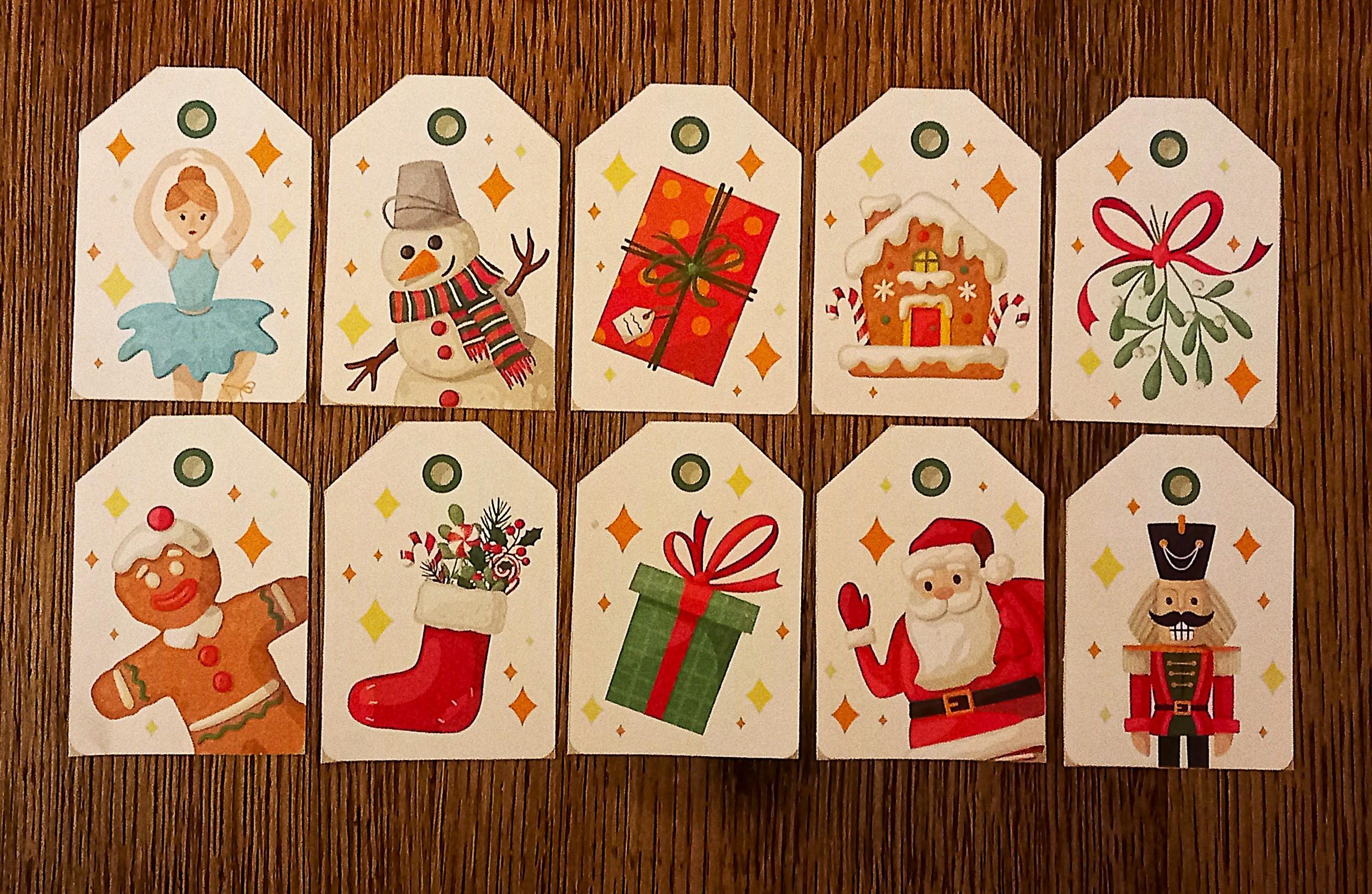 troc de troc etiquettes de noël. image 0