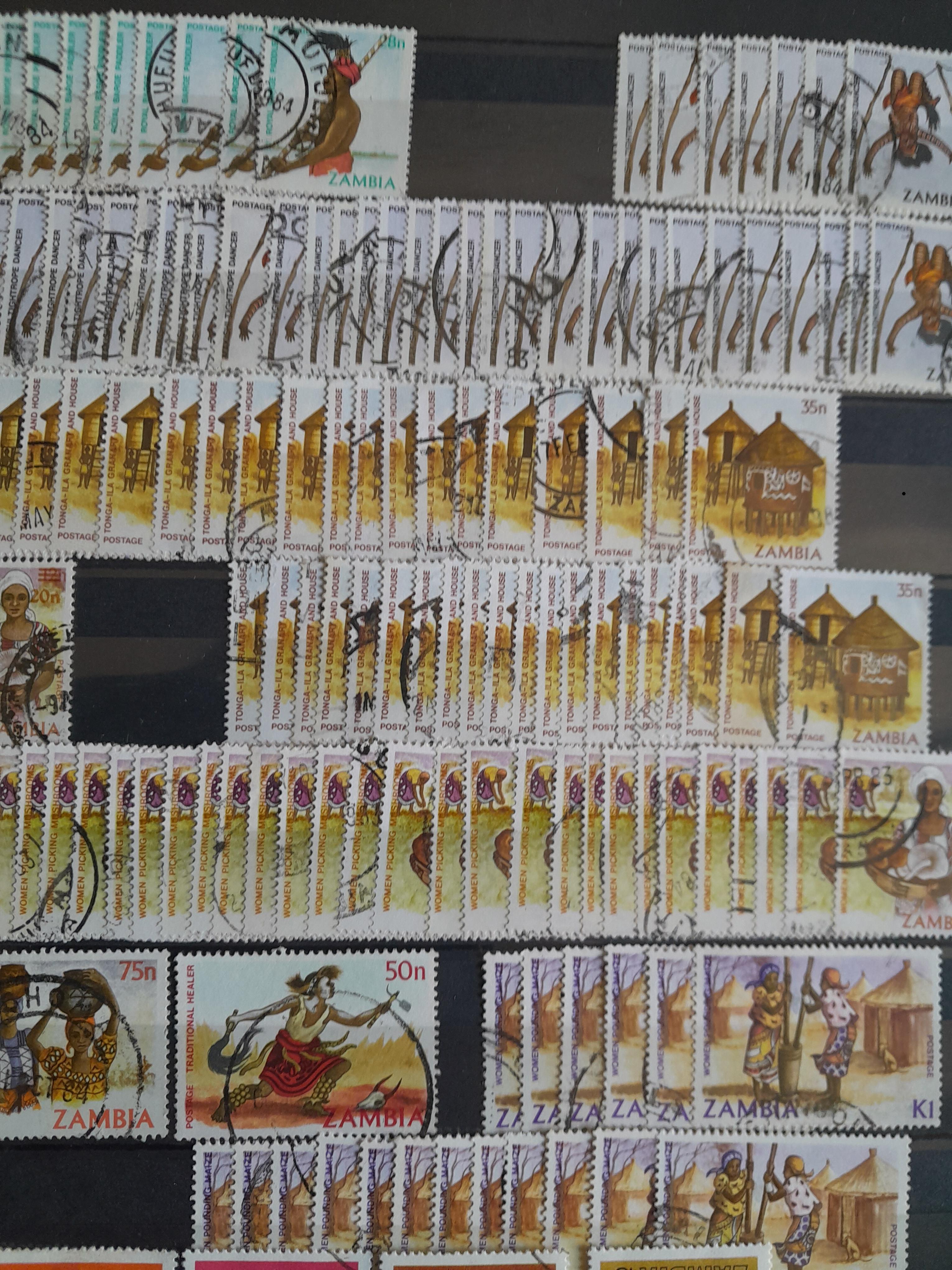 troc de troc echange timbres de zambie zambia contre flyers uniquement image 0
