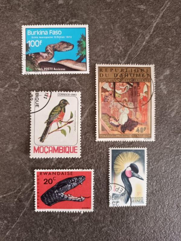 troc de troc timbres du monde - div. pays afrique image 0