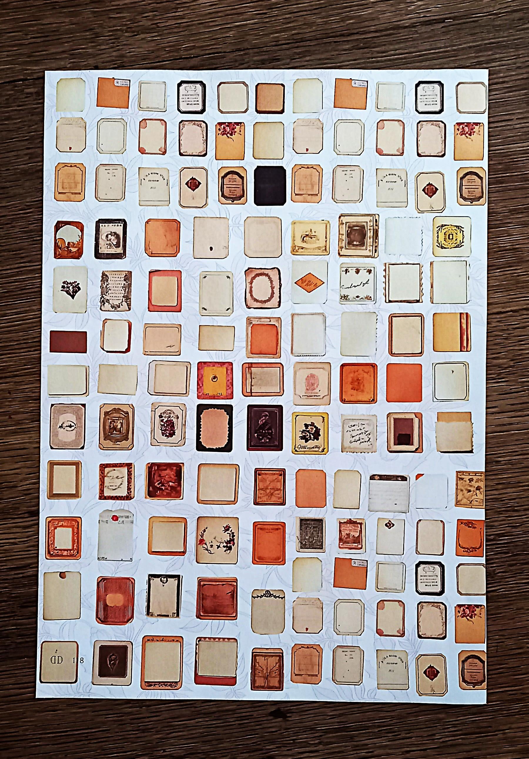 troc de troc papier créatif vintage. image 0