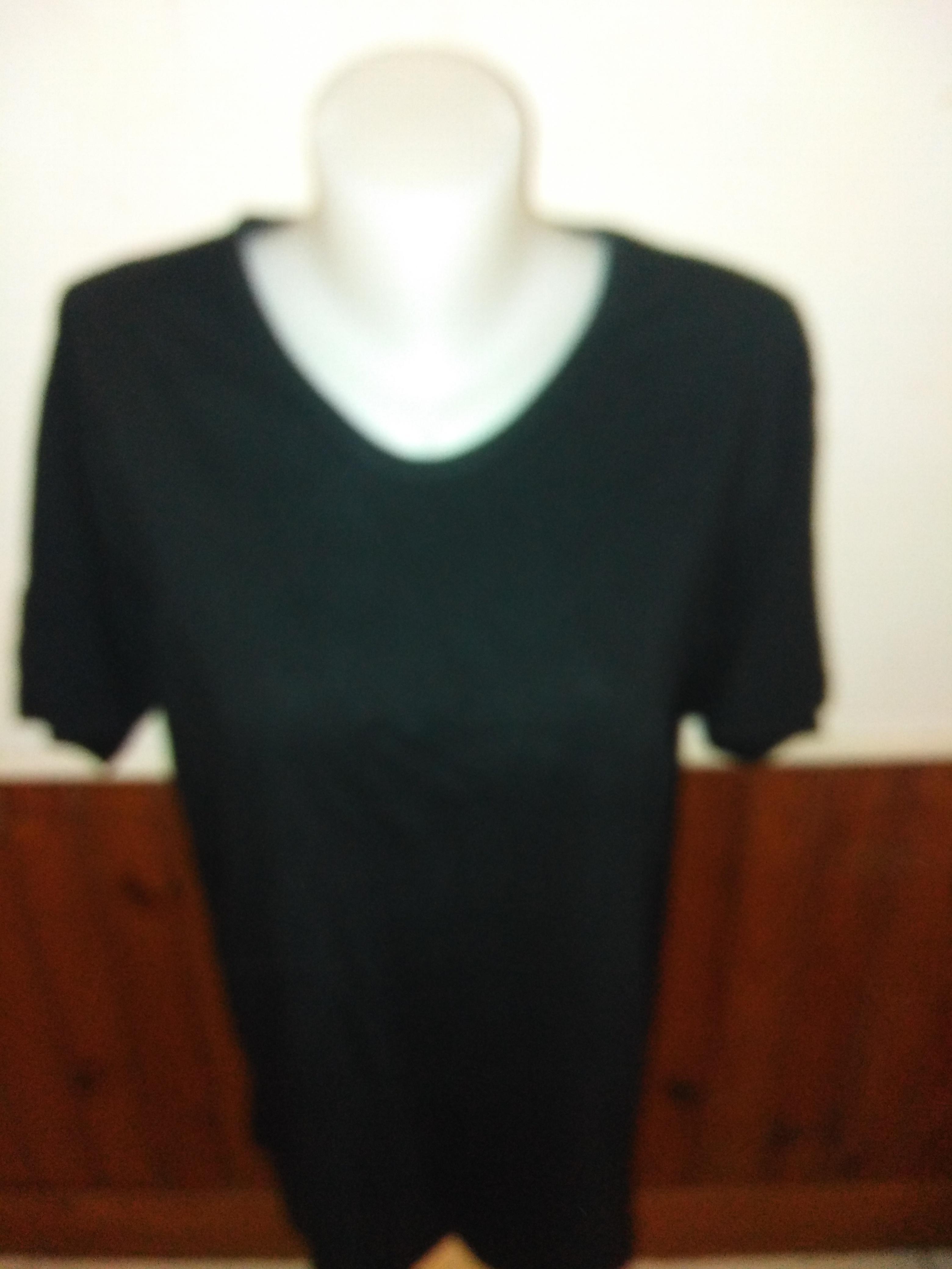 troc de troc long t shirt noir femme taille 44 image 0