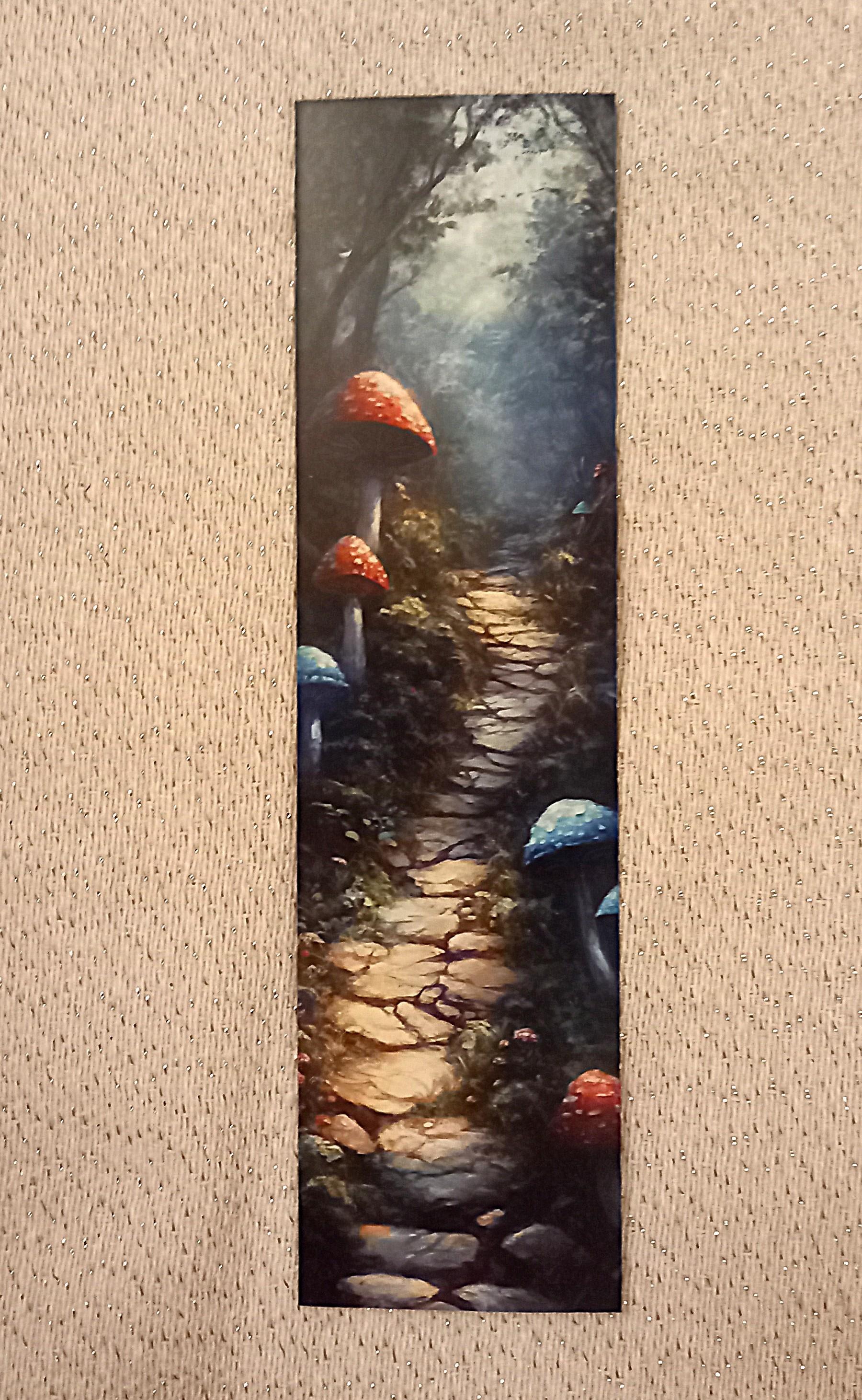 troc de troc marque-page "le sentier des champignons". image 0