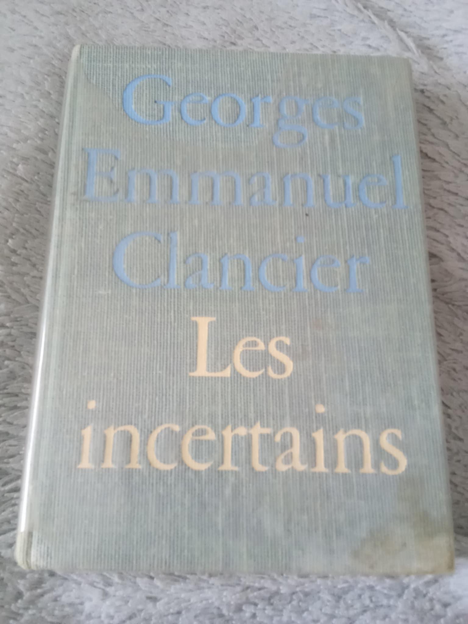 troc de troc livre de georges emmanuelle chantier    les incertains image 0