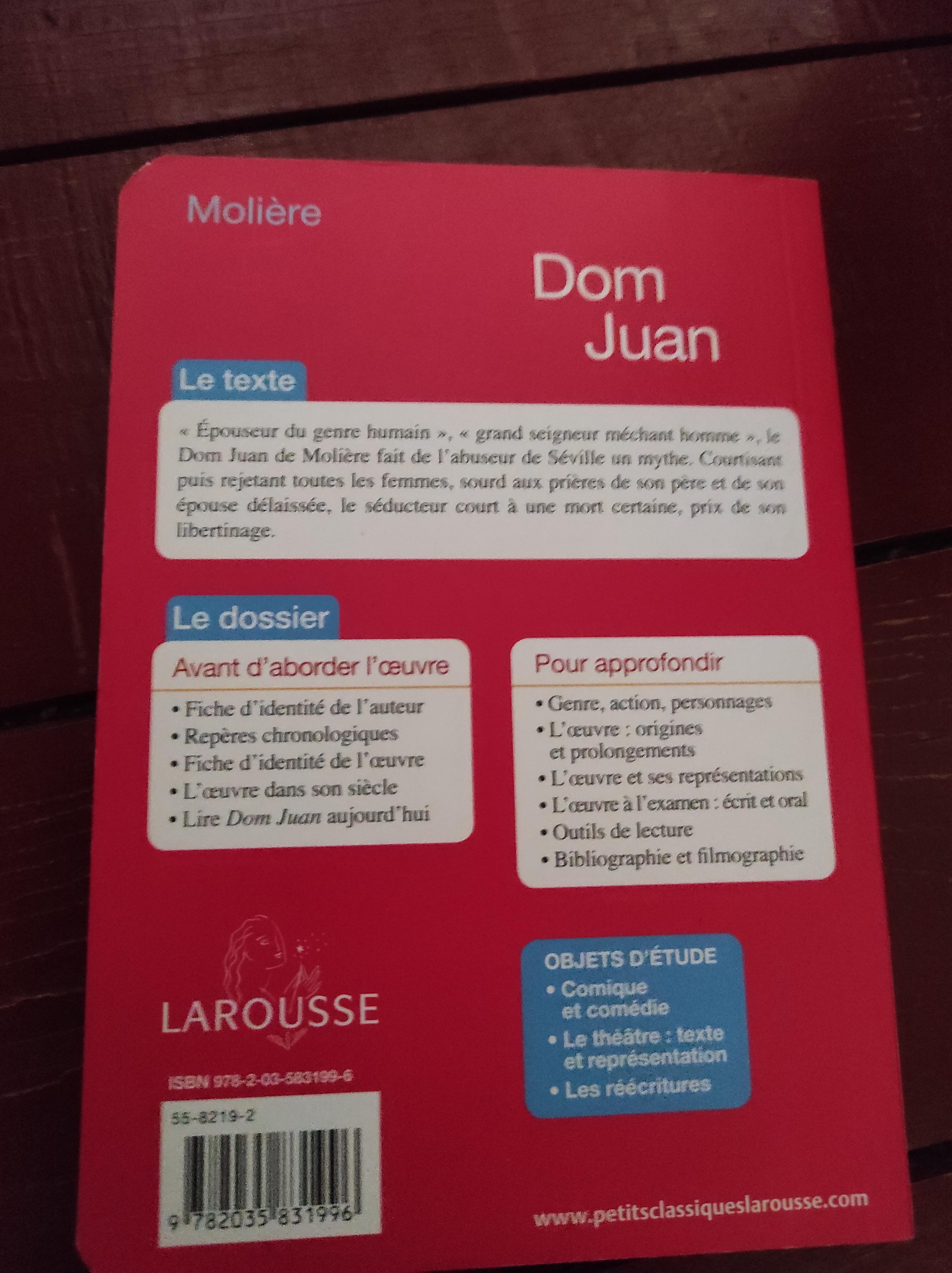 troc de troc livre dom juan image 1