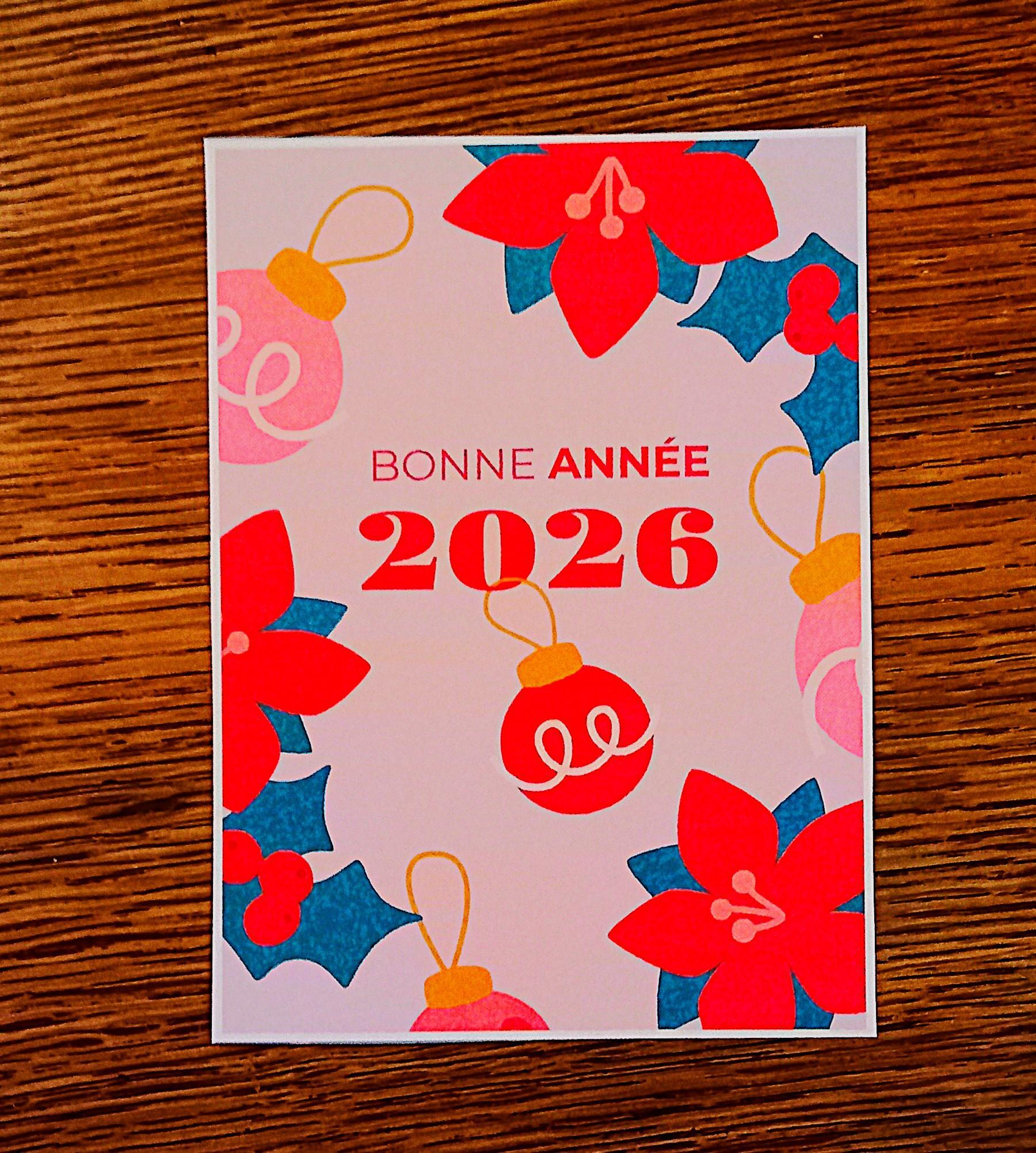 troc de troc carte "bonne année 2026". image 0