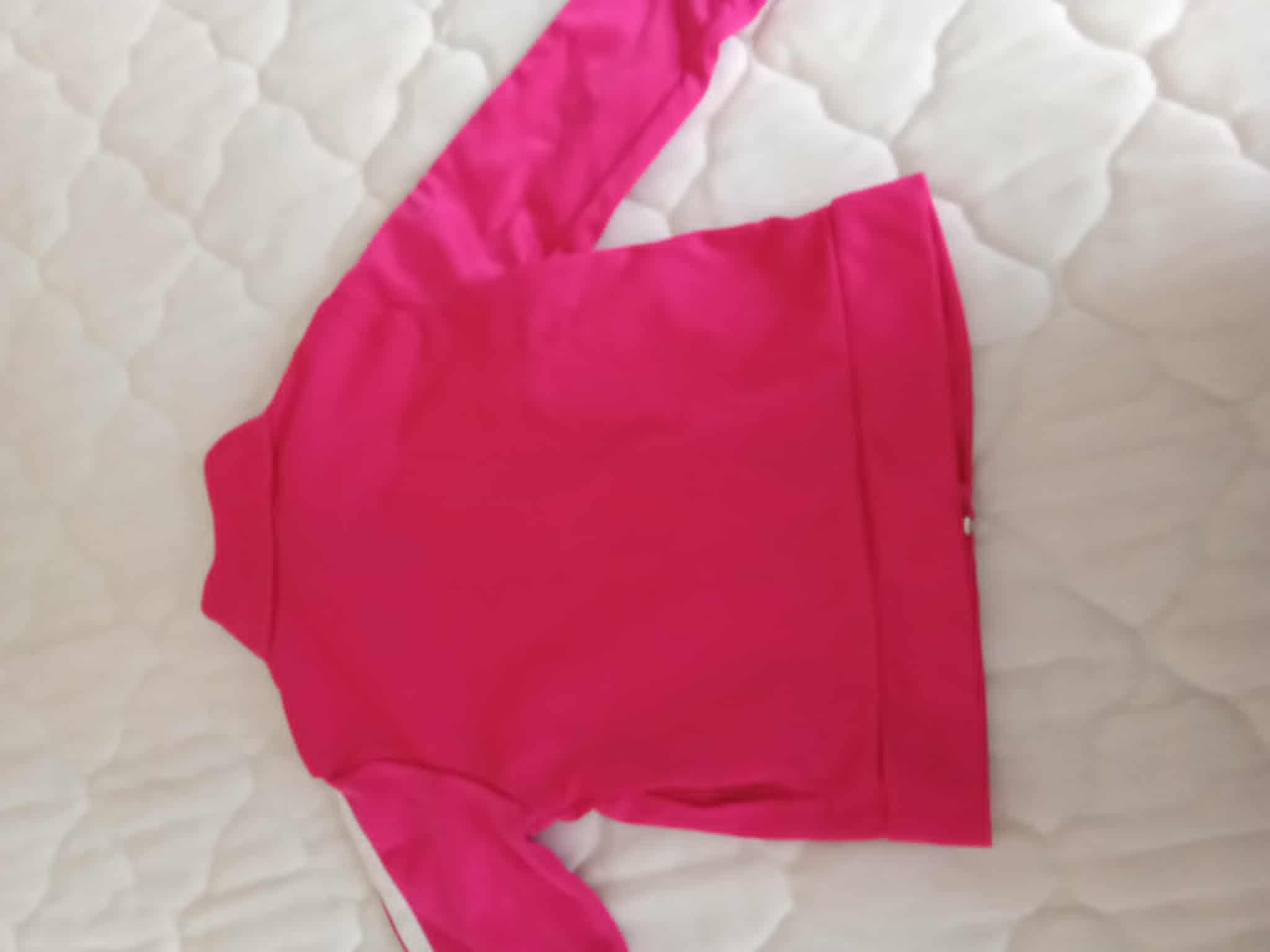troc de troc blouson rose 9 mois avec rayure blanche sur les manches marque do image 1