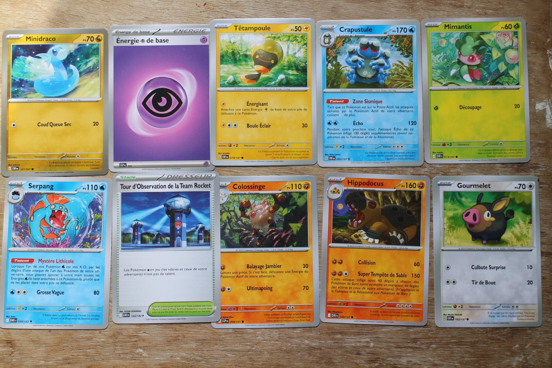 troc de troc lot cartes pokemon e image 1