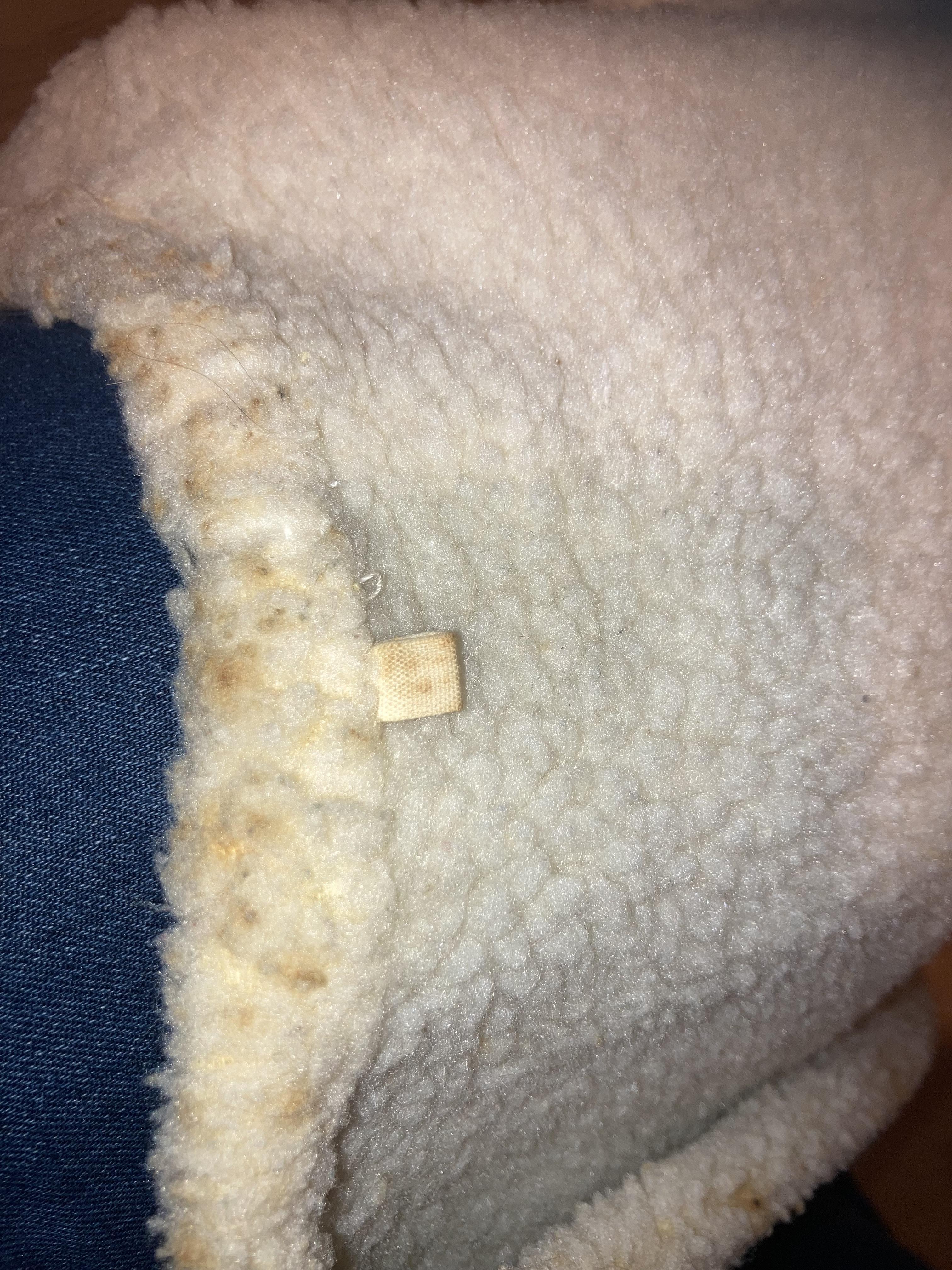 troc de troc veste sans manche en croute de cuir taille m image 2