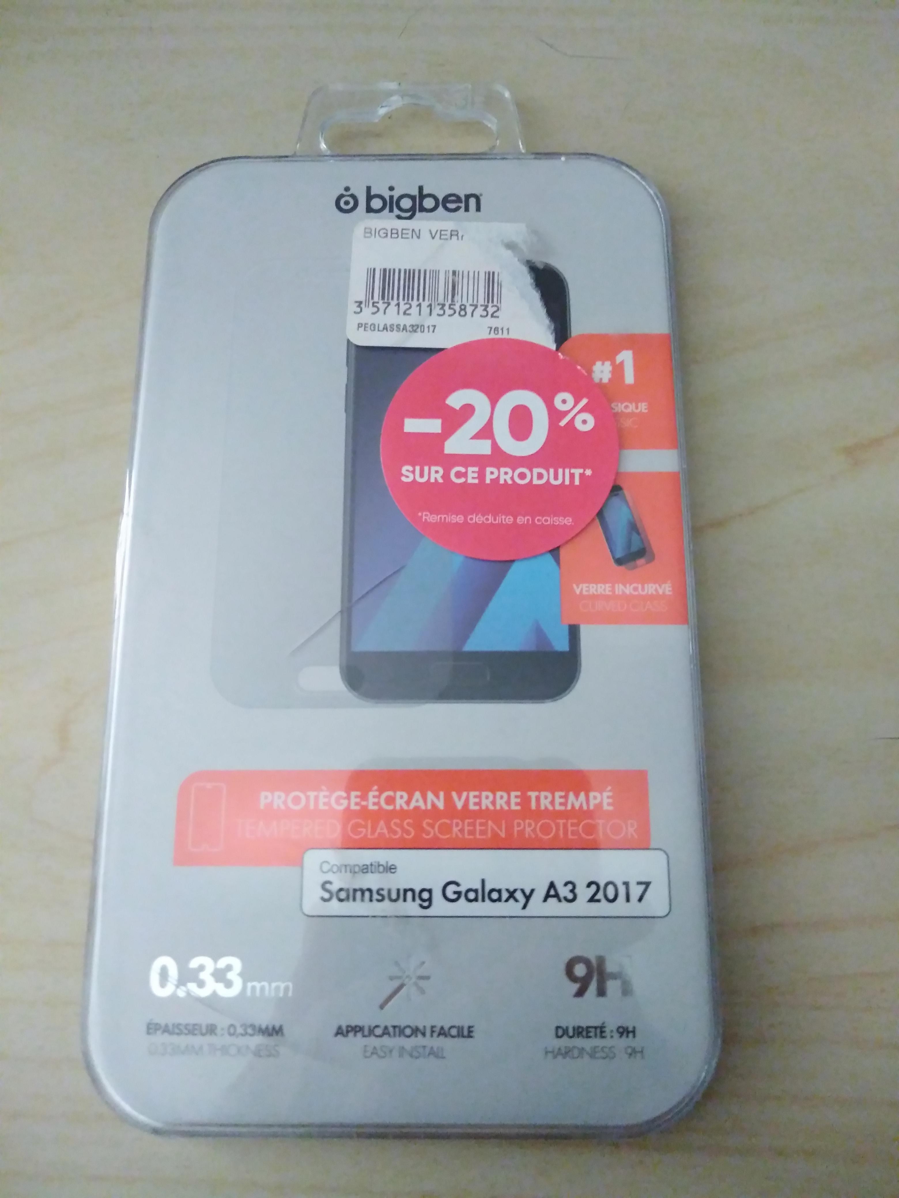 troc de troc 1 écran de protection samsung a3 2017 image 0