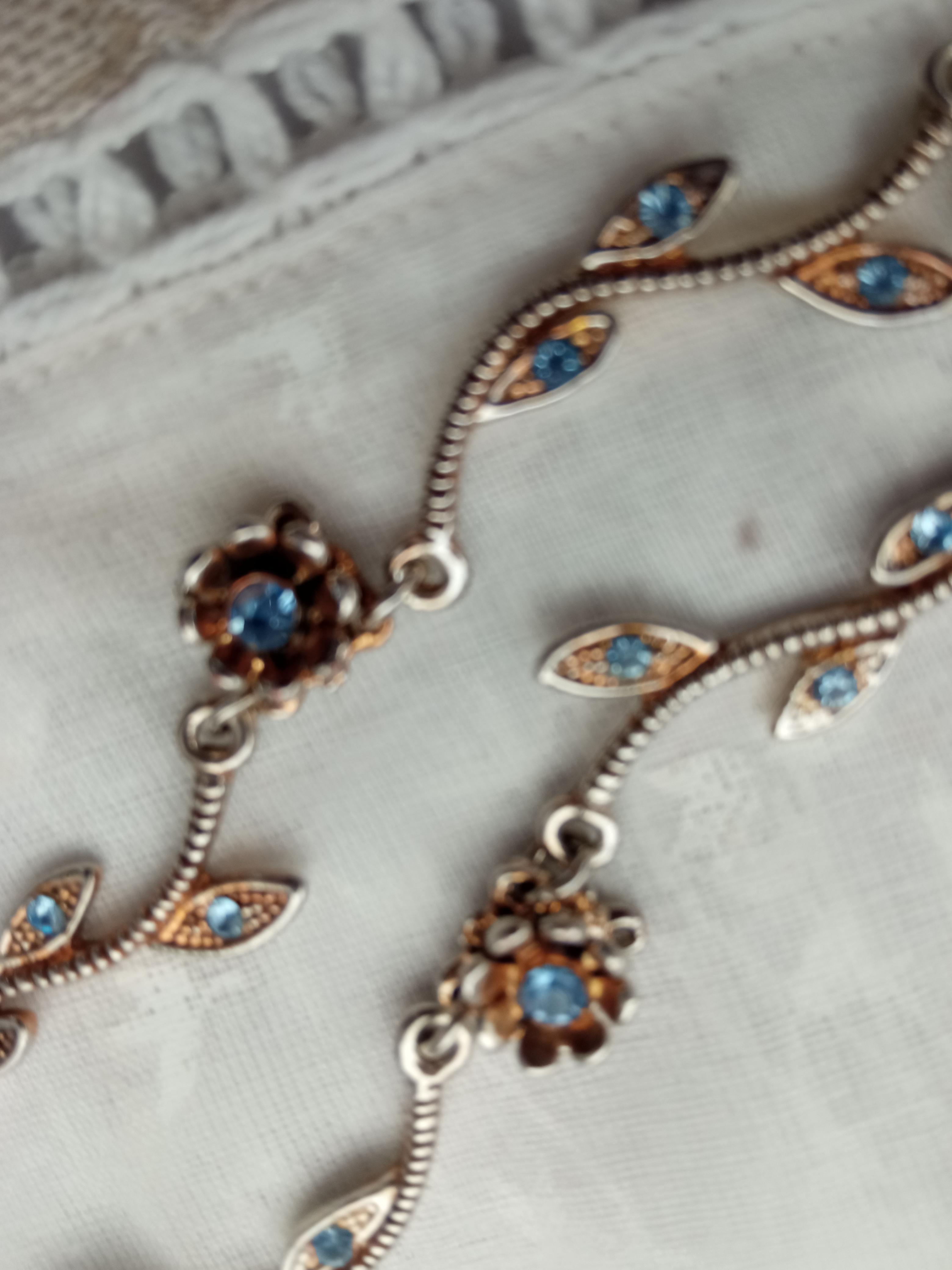 troc de troc reserve - pendentif pierres bleues image 2