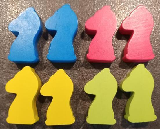troc de troc 8 pions "petits chevaux" - 6 noisettes image 0