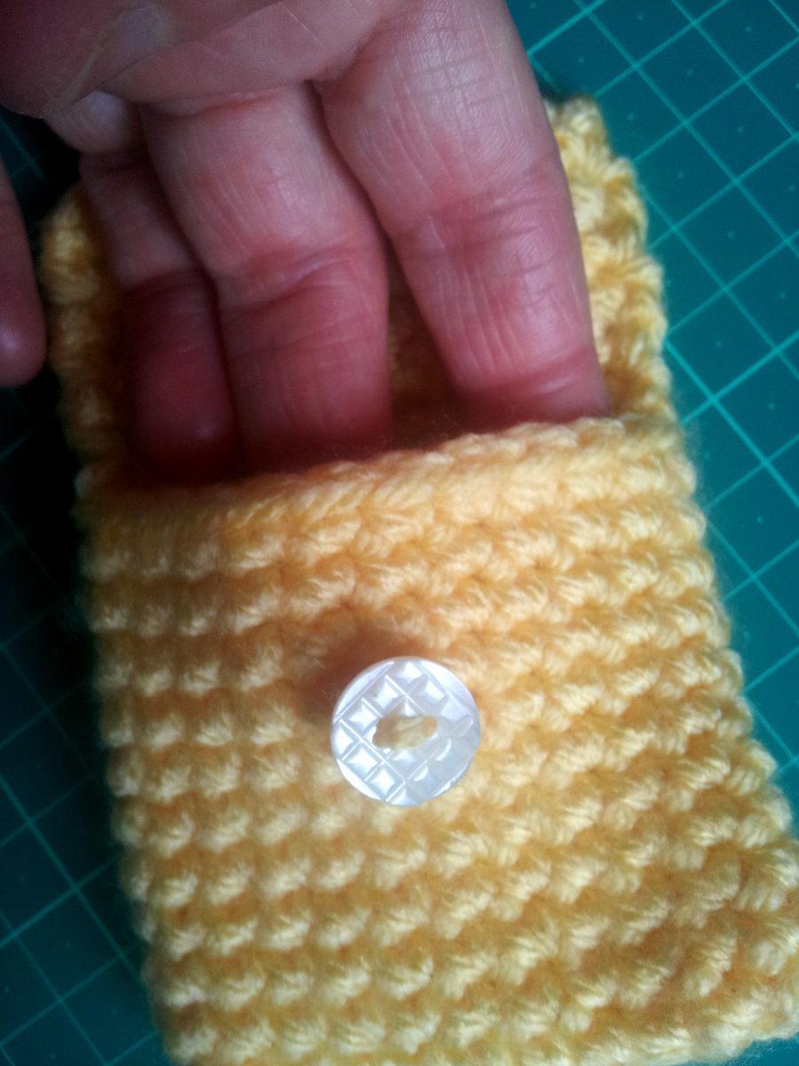 troc de troc porte-monnaie ou petite pochette au crochet fait main image 1