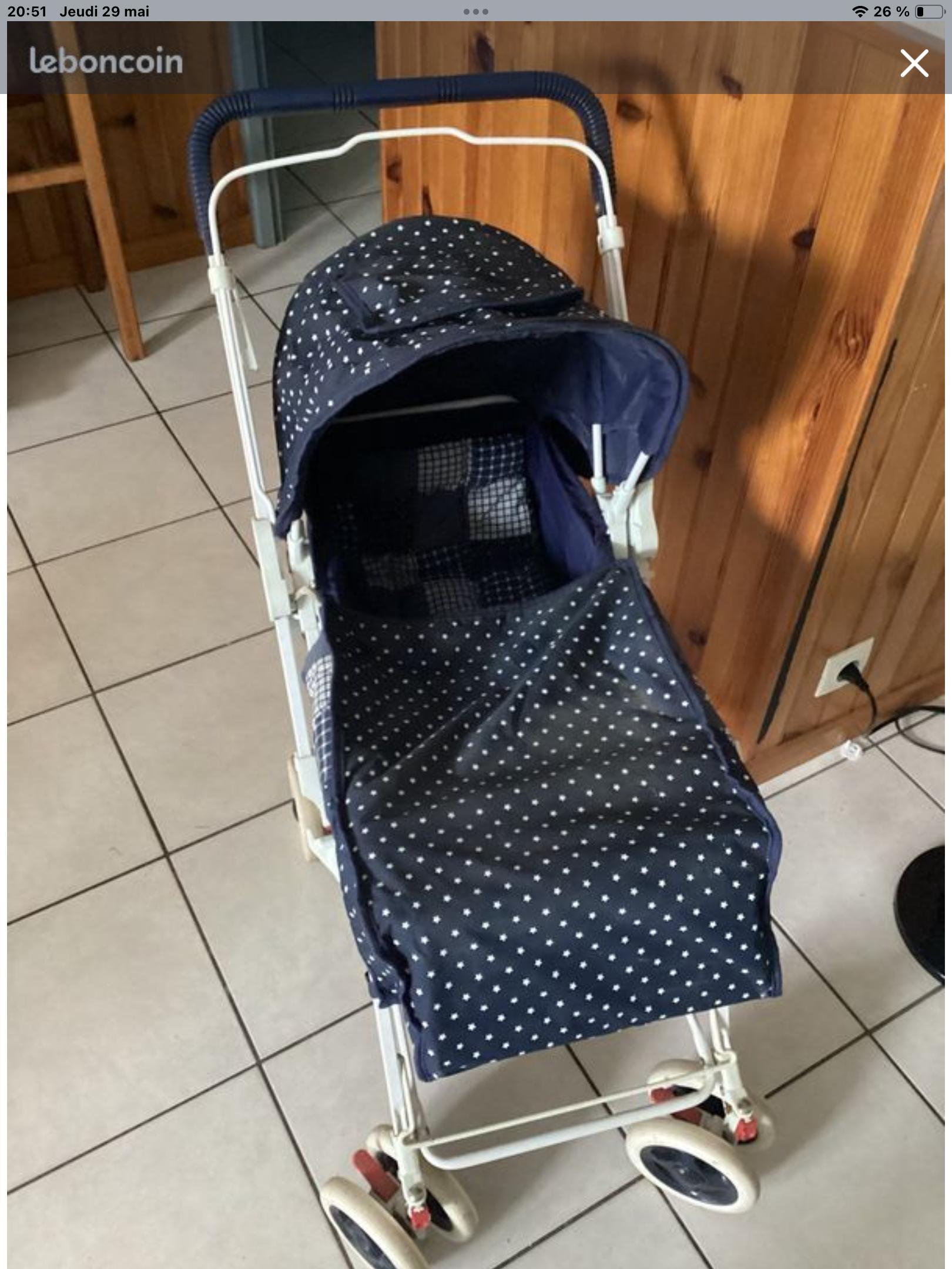 troc de troc poussette babydeal pliante image 0